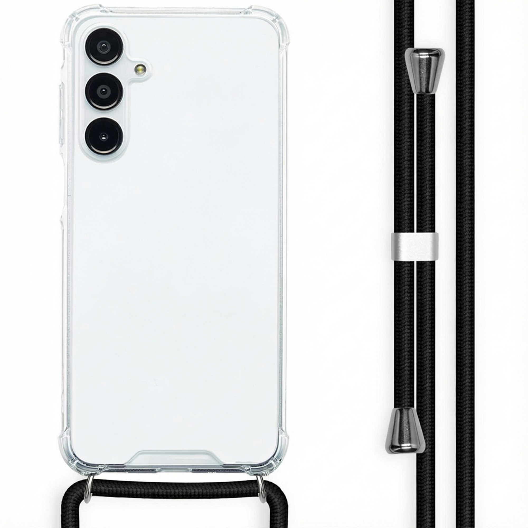 imoshion Transparentes Backcover mit Band für das Samsung Galaxy A16 - Schwarz