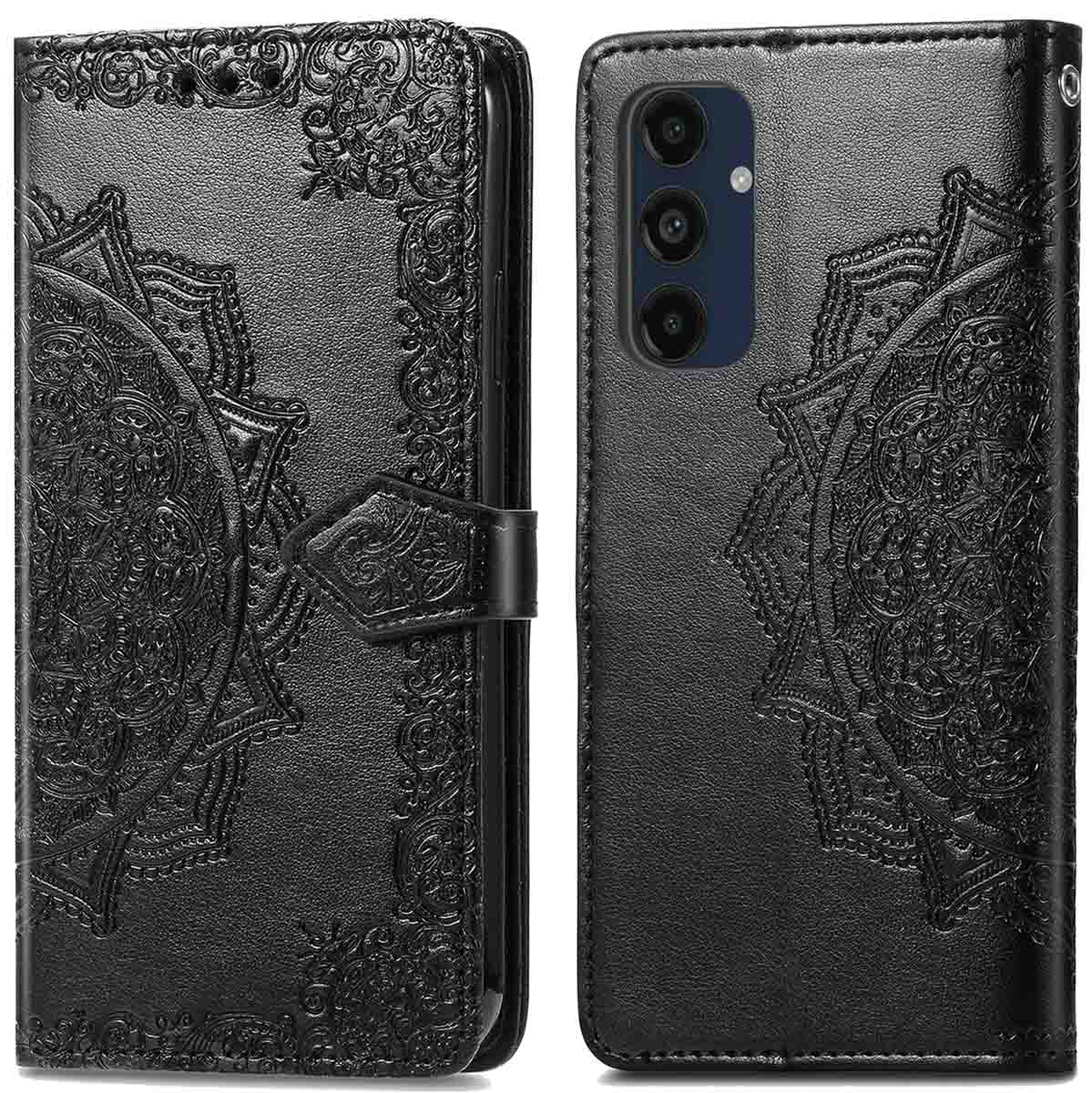 imoshion Mandala Klapphülle für das Samsung Galaxy A16 - Schwarz