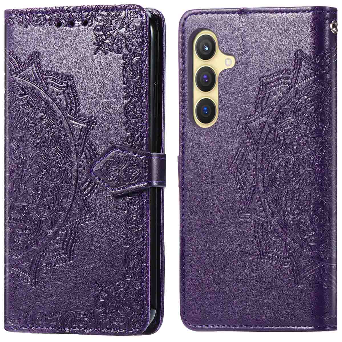 imoshion Mandala Klapphülle für das Samsung Galaxy S25 / S24 - Violett