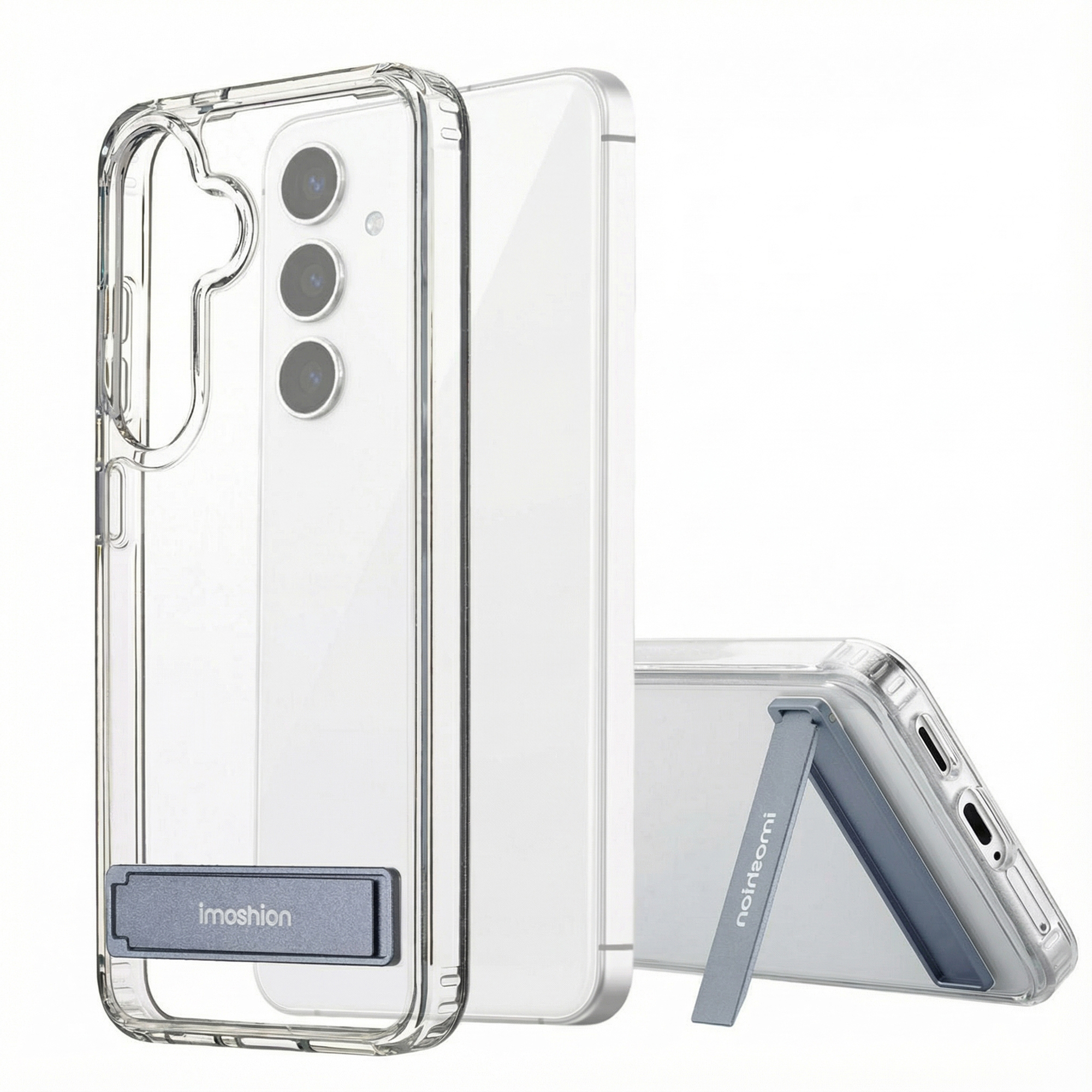 imoshion Back Cover mit Ständer für das Samsung Galaxy S25 - Transparent