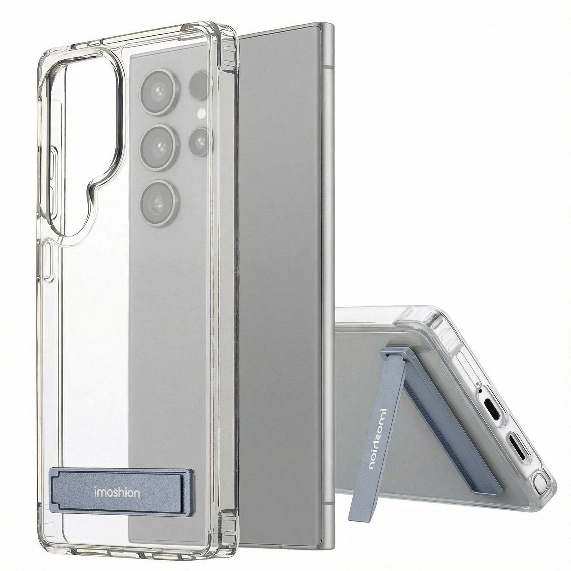 imoshion Back Cover mit Ständer für das Samsung Galaxy S25 Ultra - Transparent