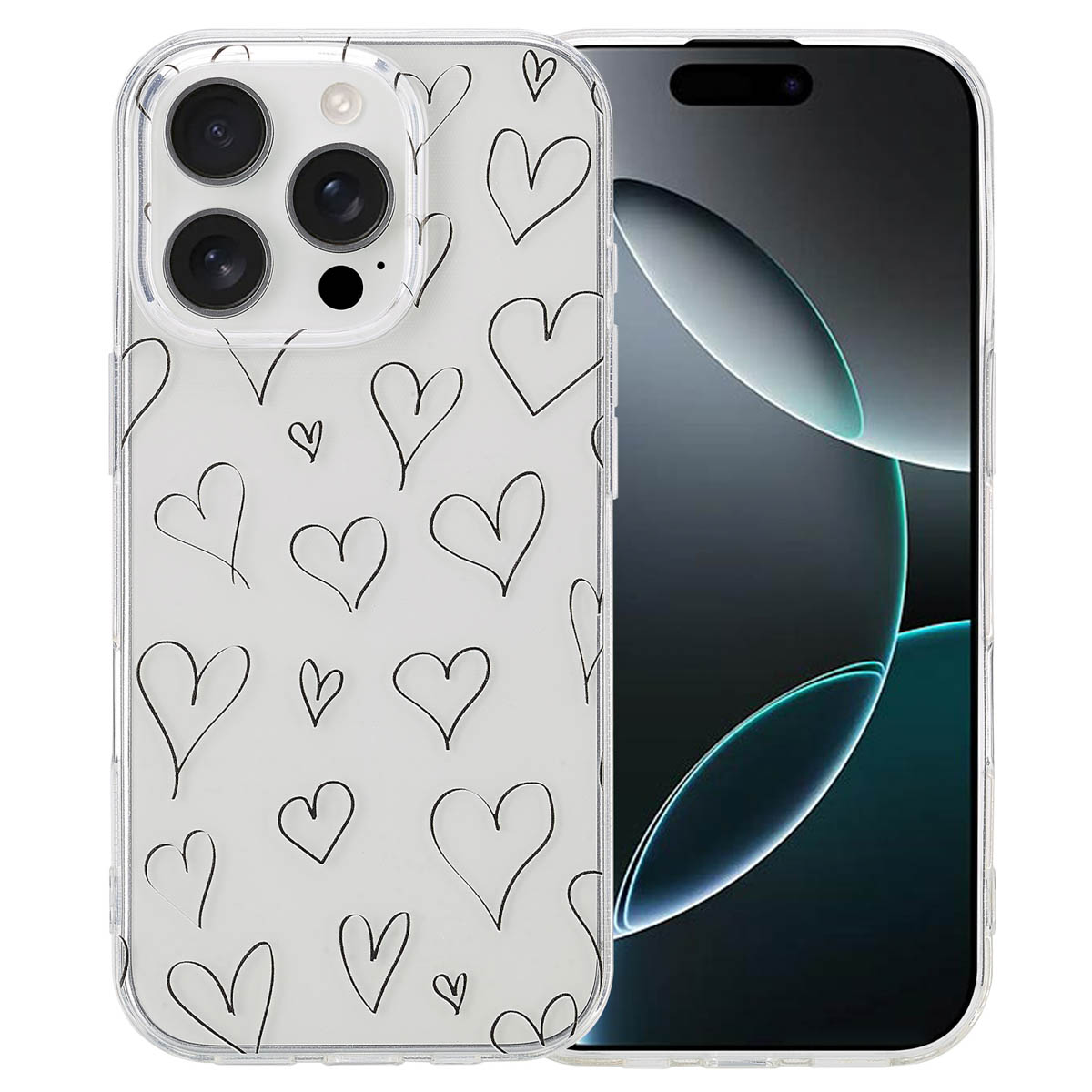 imoshion Design Hülle für das Apple iPhone 16 Pro - Hearts
