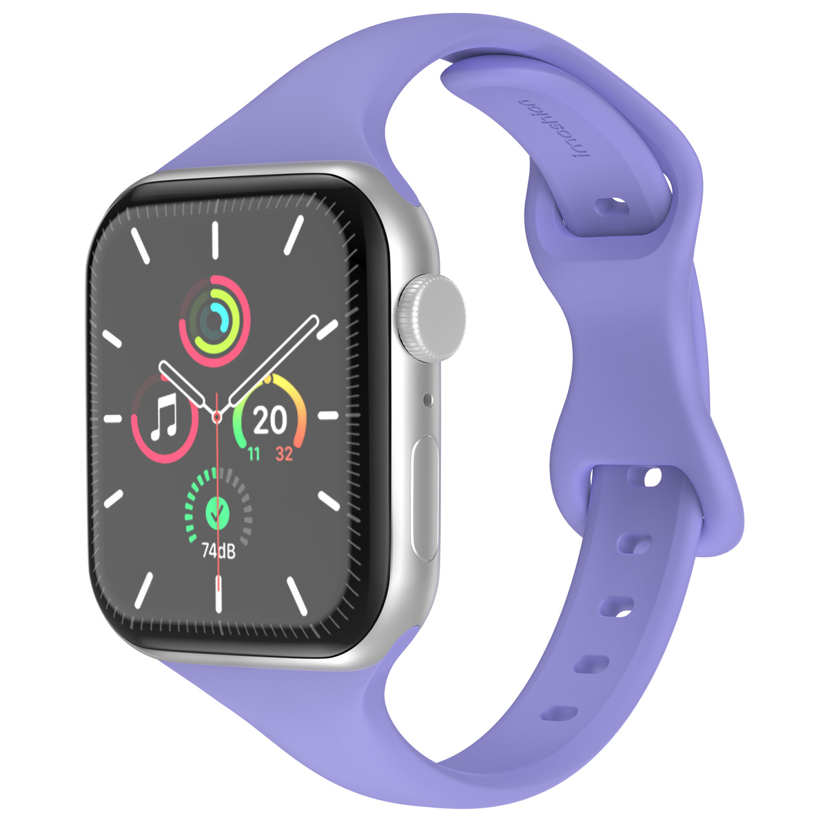 imoshion Slim Silikonarmband für  Apple Watch | 38/40/41/42 mm - Lila