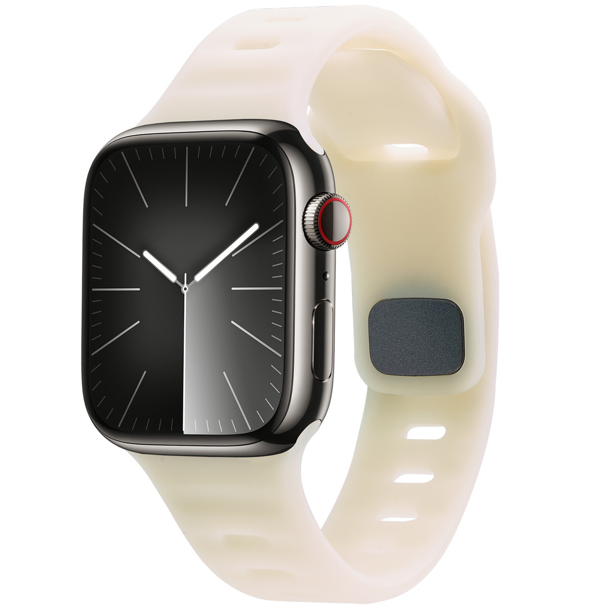 imoshion Active Sport Silikonarmband für Apple Watch | 44/45/46/49 mm - Glow in the Dark