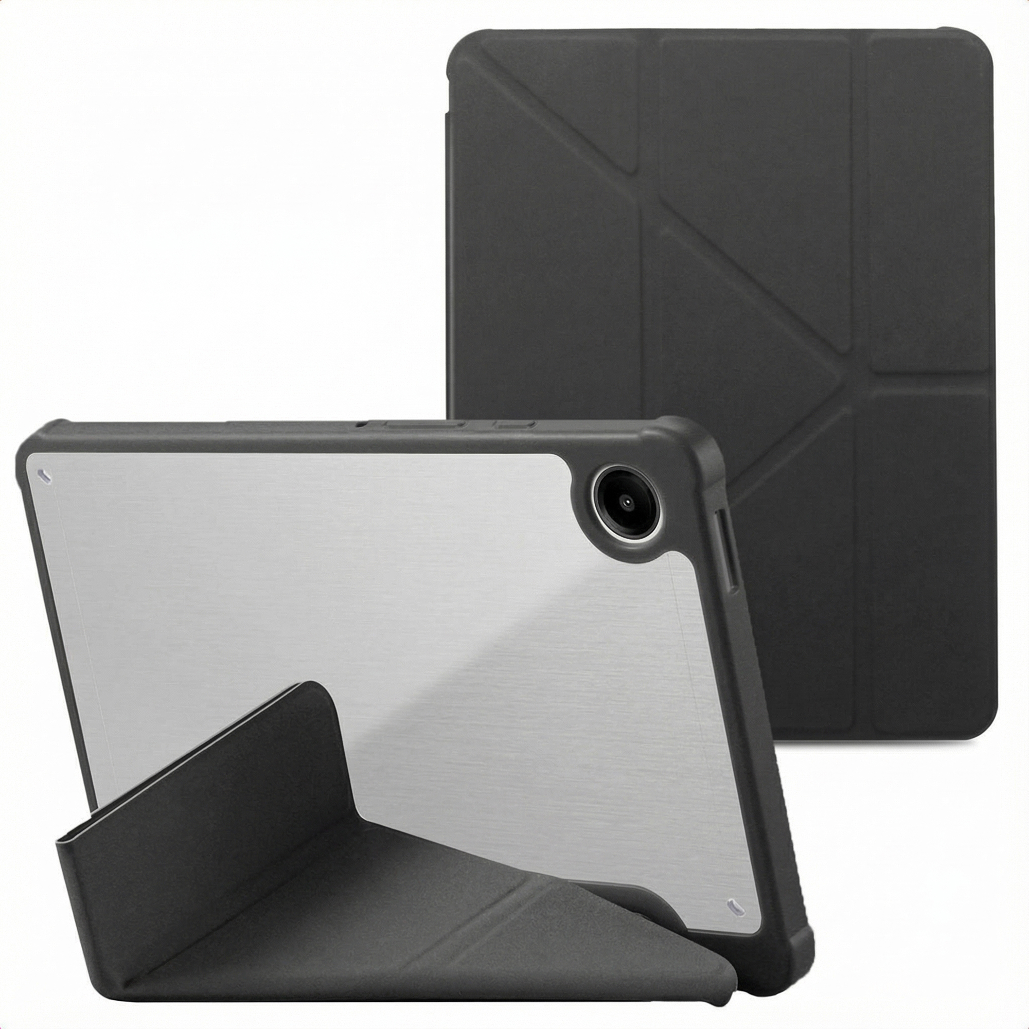 imoshion Origami Klapphülle für das Samsung Galaxy Tab A9 Plus - Schwarz