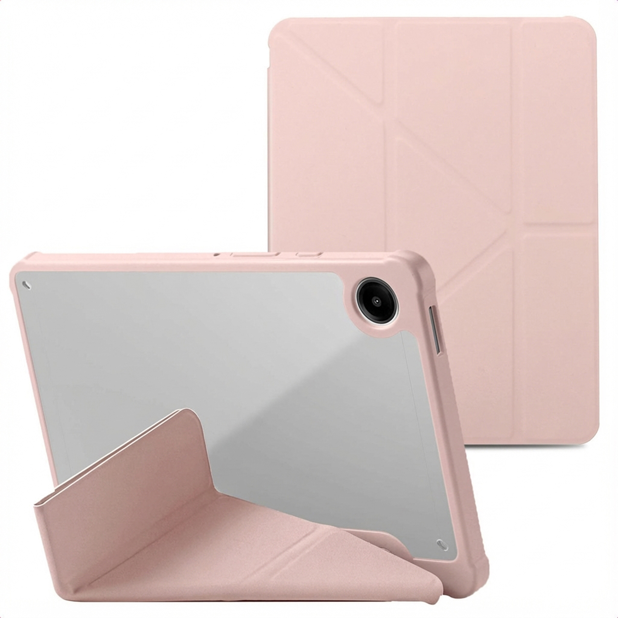 imoshion Origami Klapphülle für das Samsung Galaxy Tab A9 Plus - Rosa