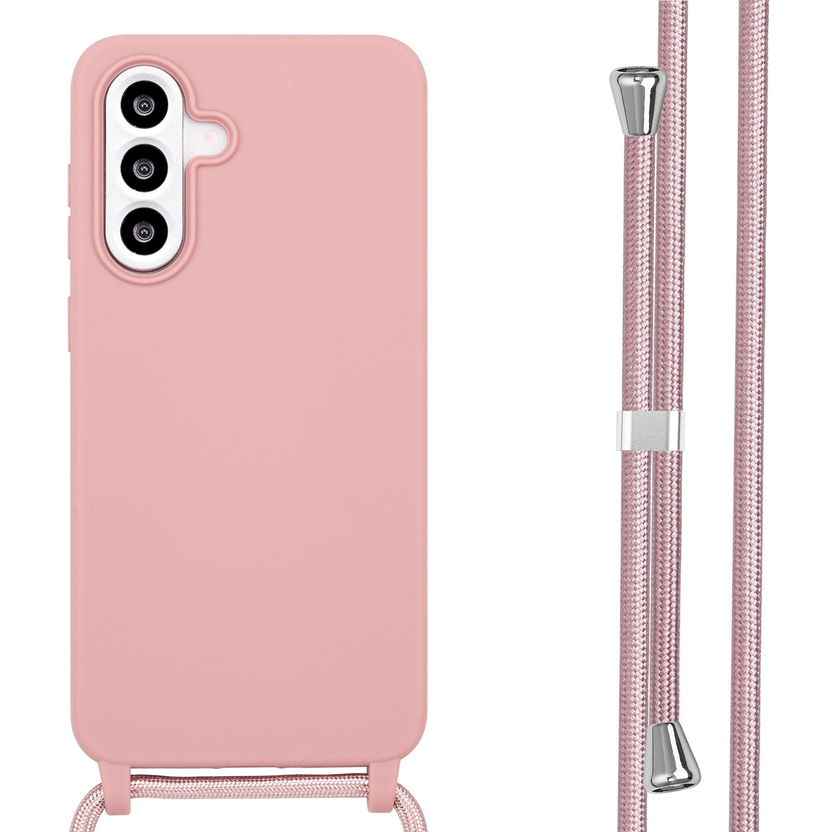 imoshion SilikonHülle mit Band für das Samsung Galaxy A56 - Sand Pink