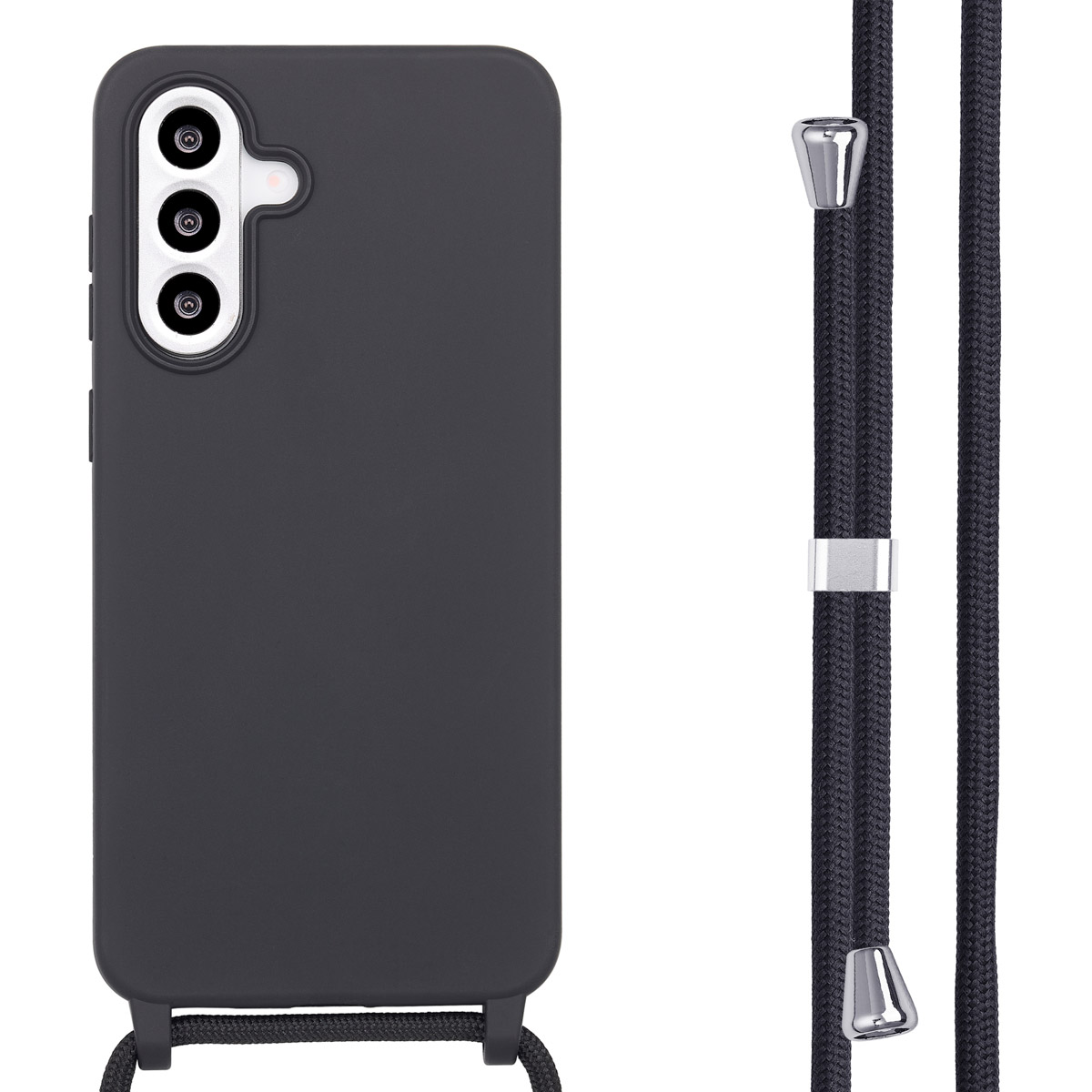 imoshion SilikonHülle mit Band für das Samsung Galaxy A56 - Schwarz