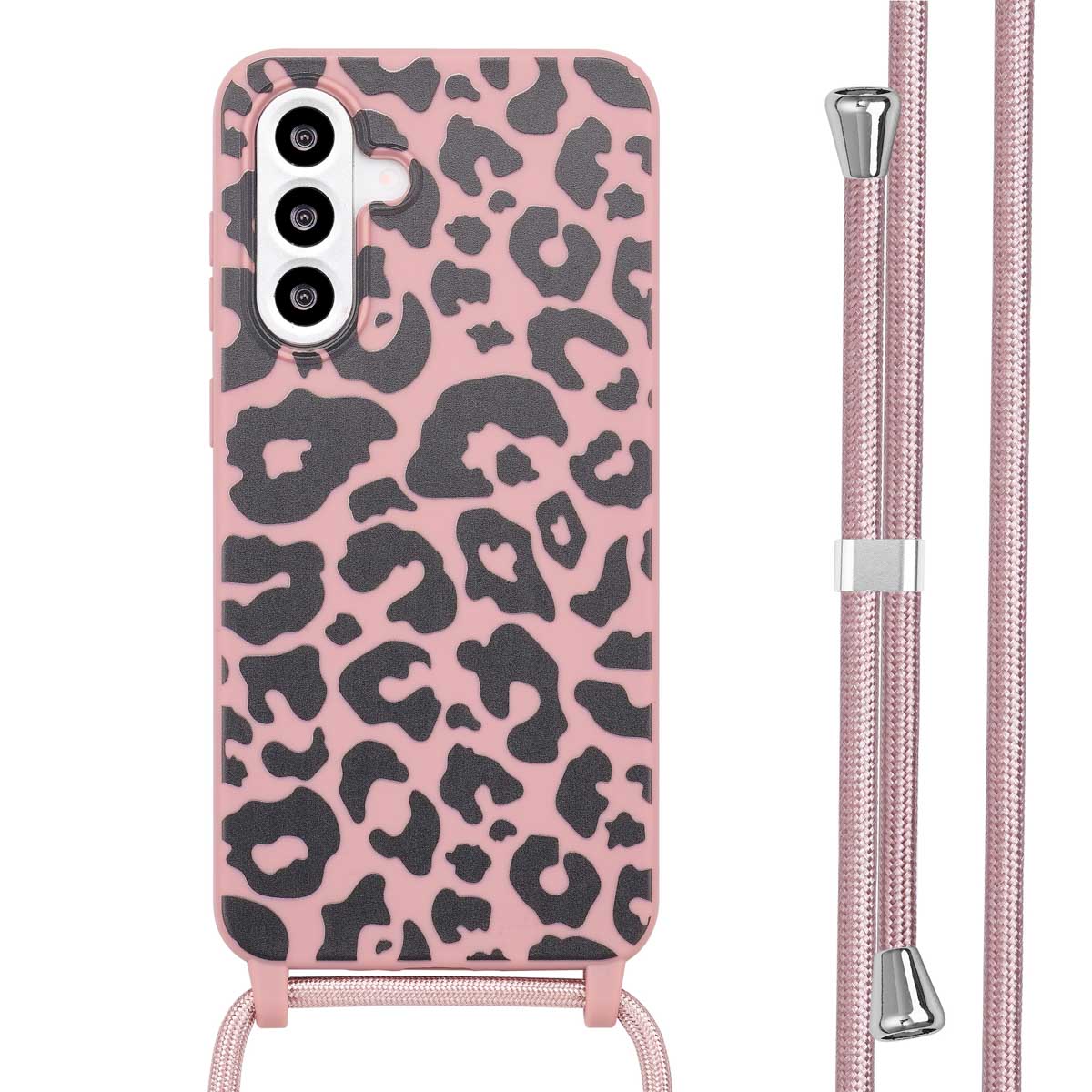 imoshion SilikonHülle design mit Band für das Samsung Galaxy A36 / A56 - Animal Pink