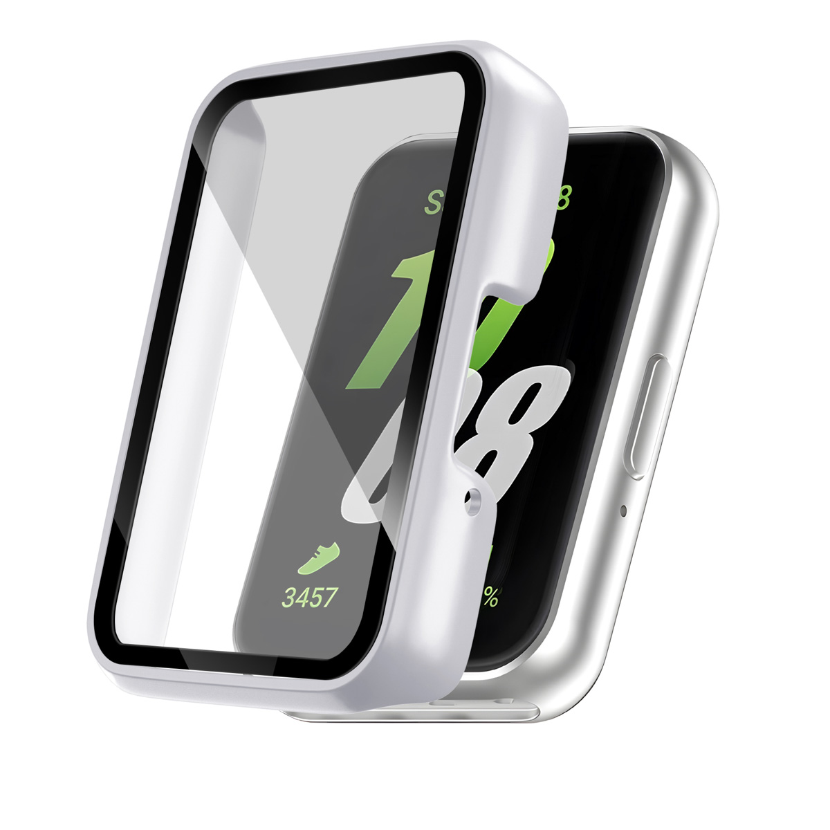 imoshion Full Cover Hard Case für das Samsung Galaxy Fit 3 - Silber