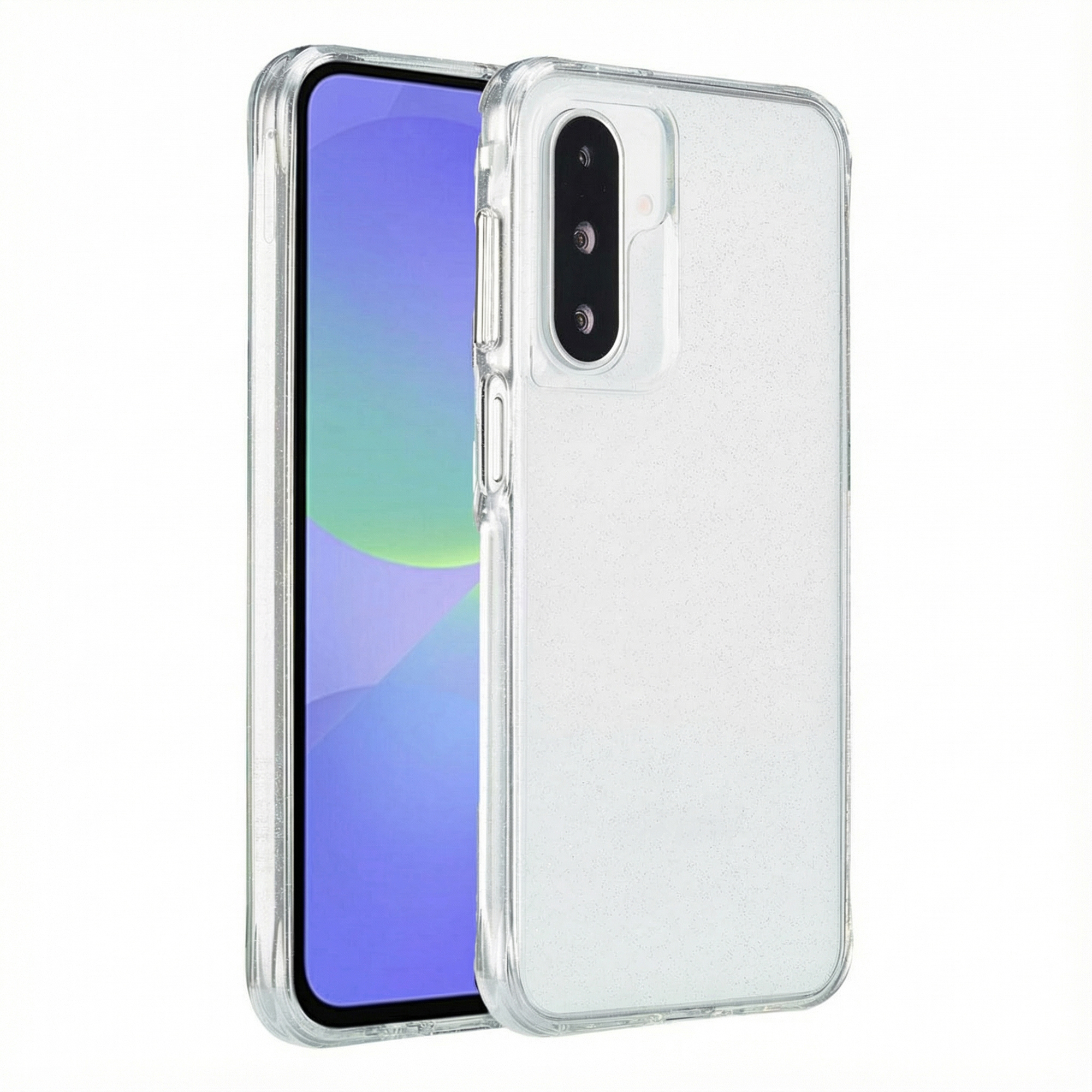 imoshion Klare Glitter Backcover für das Samsung Galaxy A36 / A56 - Silber