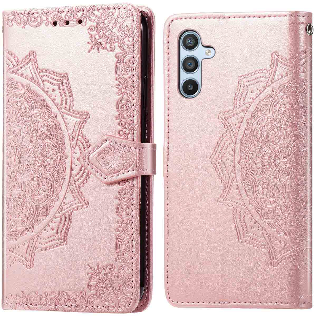imoshion Mandala Klapphülle für das Samsung Galaxy A36 - Rosé gold
