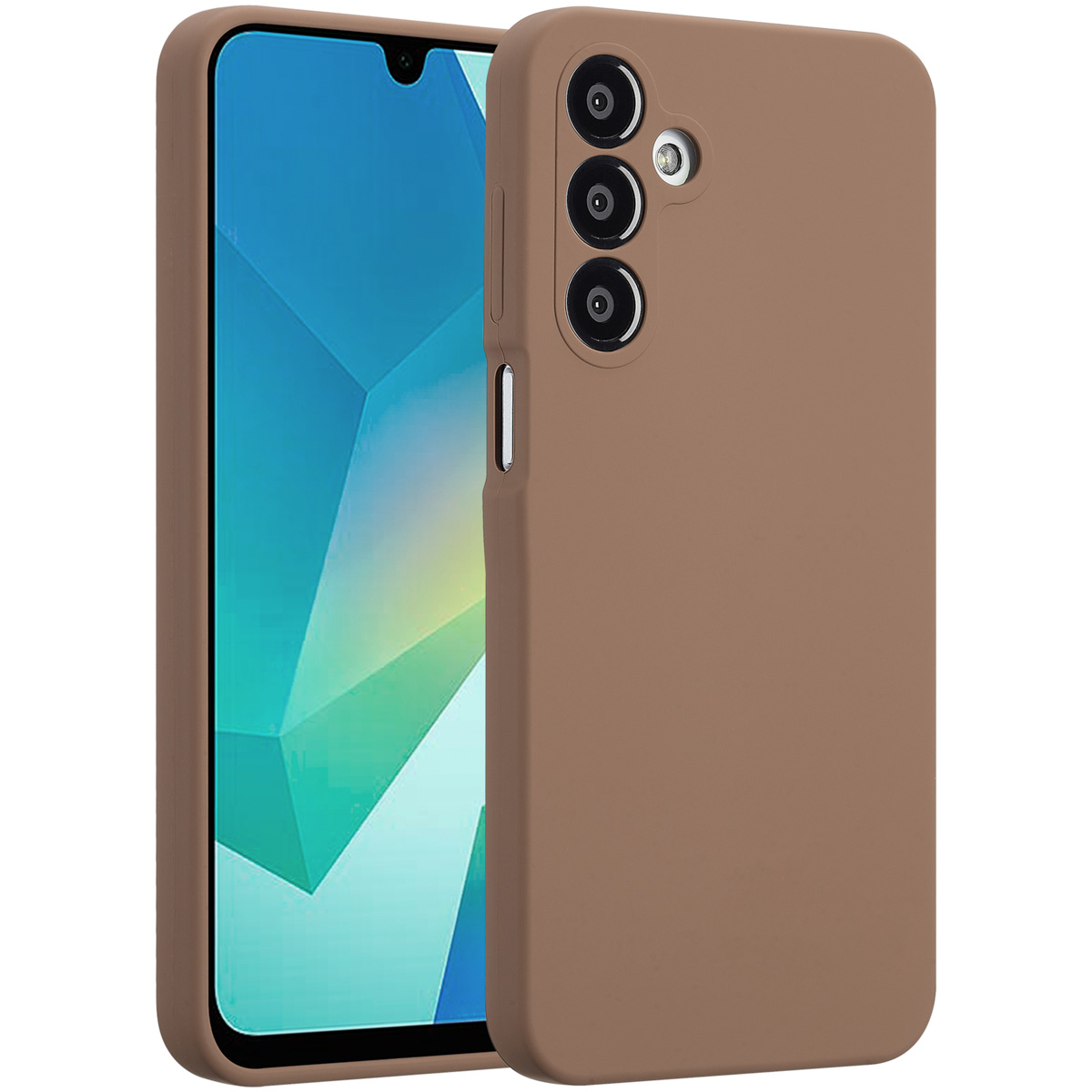 Accezz Liquid Silikoncase für das Samsung Galaxy A16 - Hellbraun