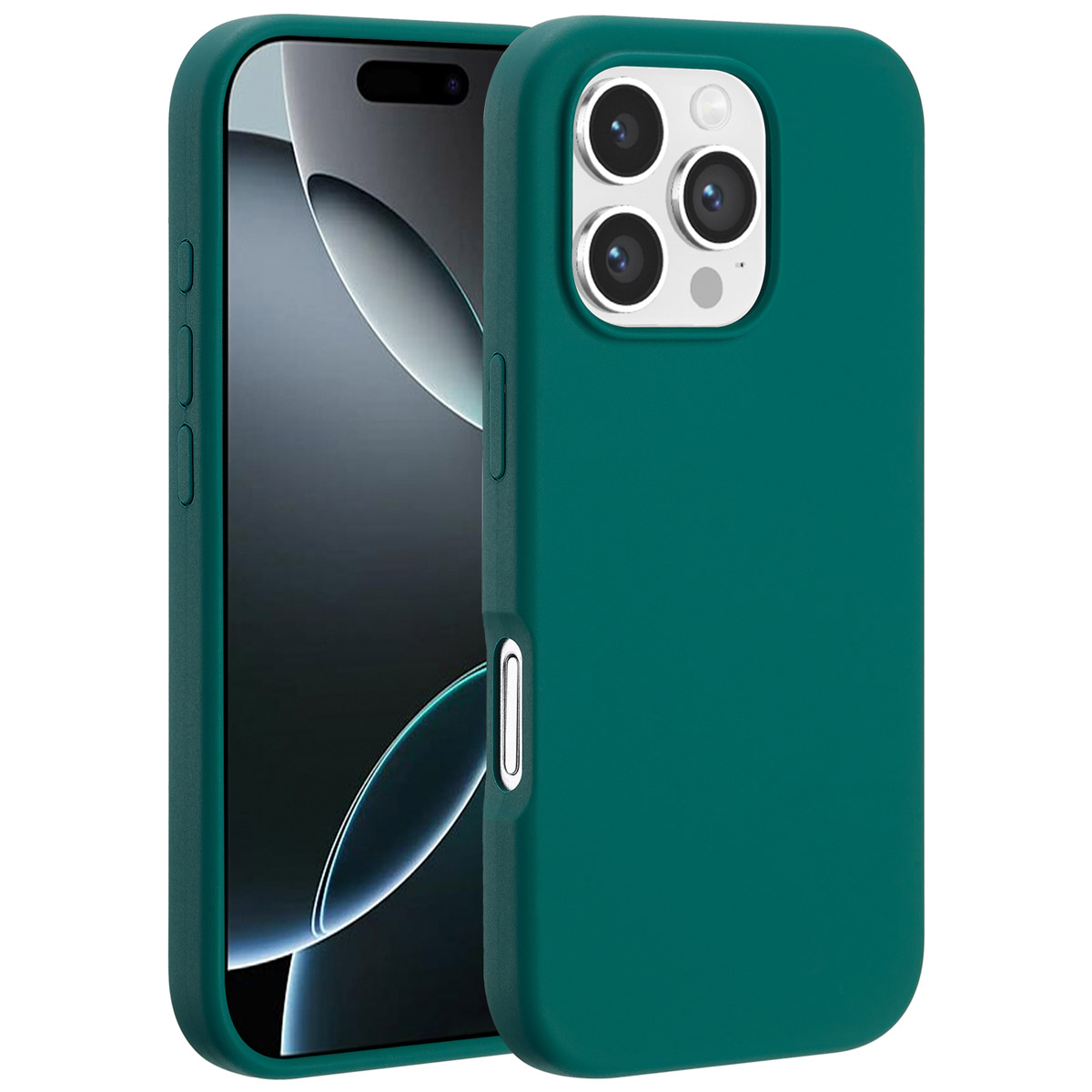 Accezz Liquid Silikoncase mit MagSafe für das Apple iPhone 16 Pro Max - Forest Green