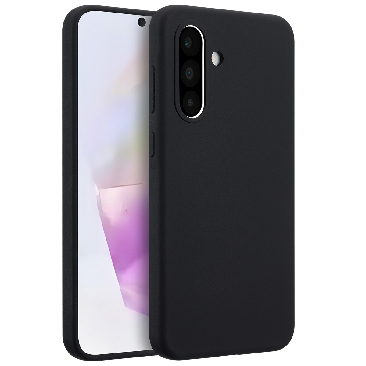 Accezz Liquid Silikoncase mit MagSafe für das Samsung Galaxy A36 / A56 - Schwarz