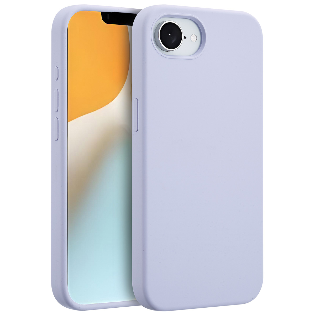 Accezz Liquid Silikoncase mit MagSafe für das Apple iPhone 17e / 16e - Violett