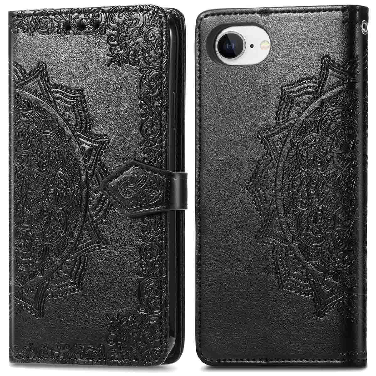 imoshion Mandala Klapphülle für das Apple iPhone 17e / 16e - Schwarz