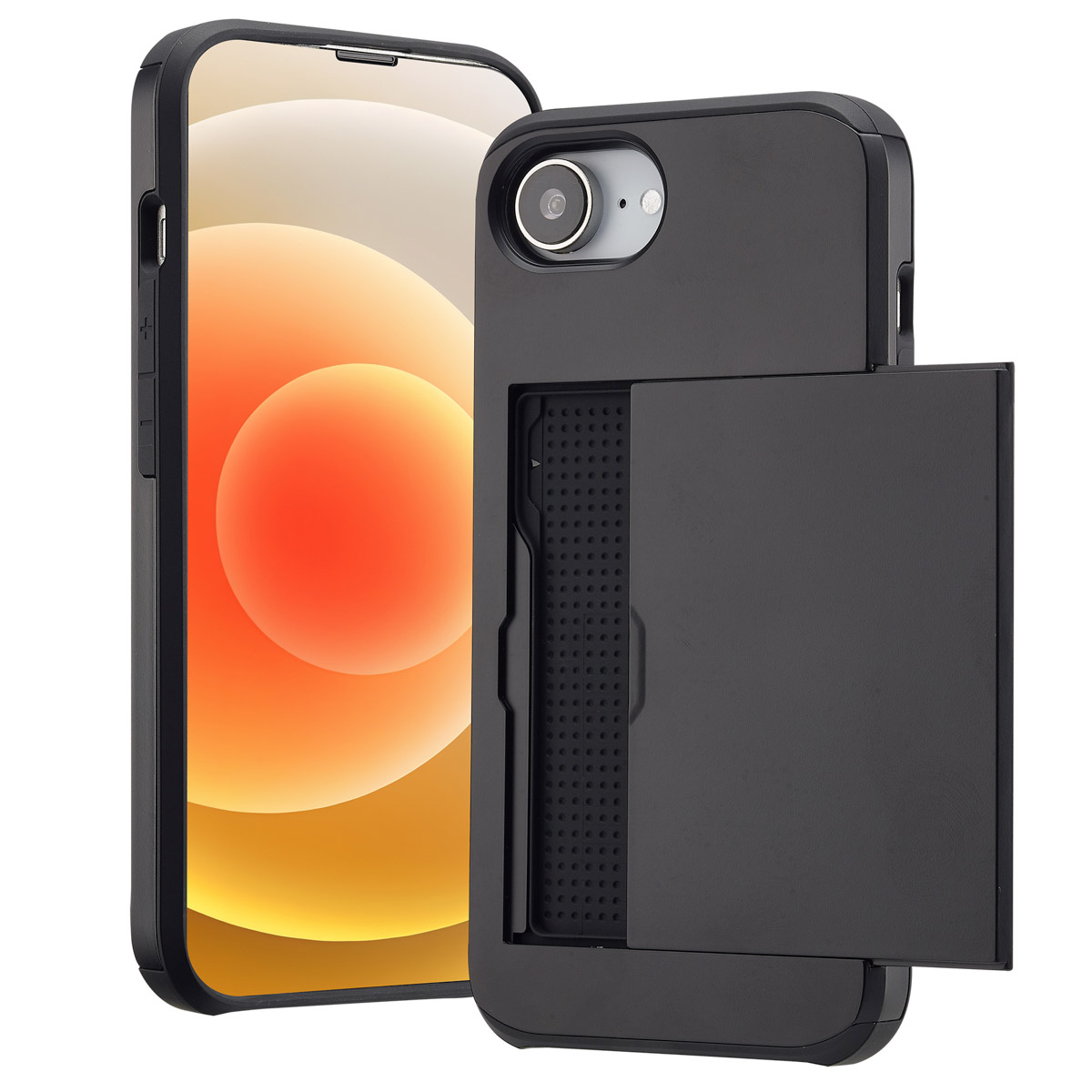 imoshion Backcover mit Kartenfach für das Apple iPhone 17e / 16e - Schwarz