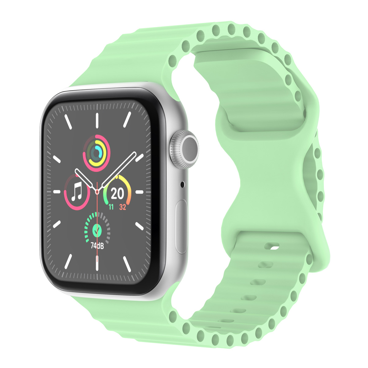imoshion Athletic Silikonarmband für  Apple Watch | 44/45/46/49 mm - Mintgrün
