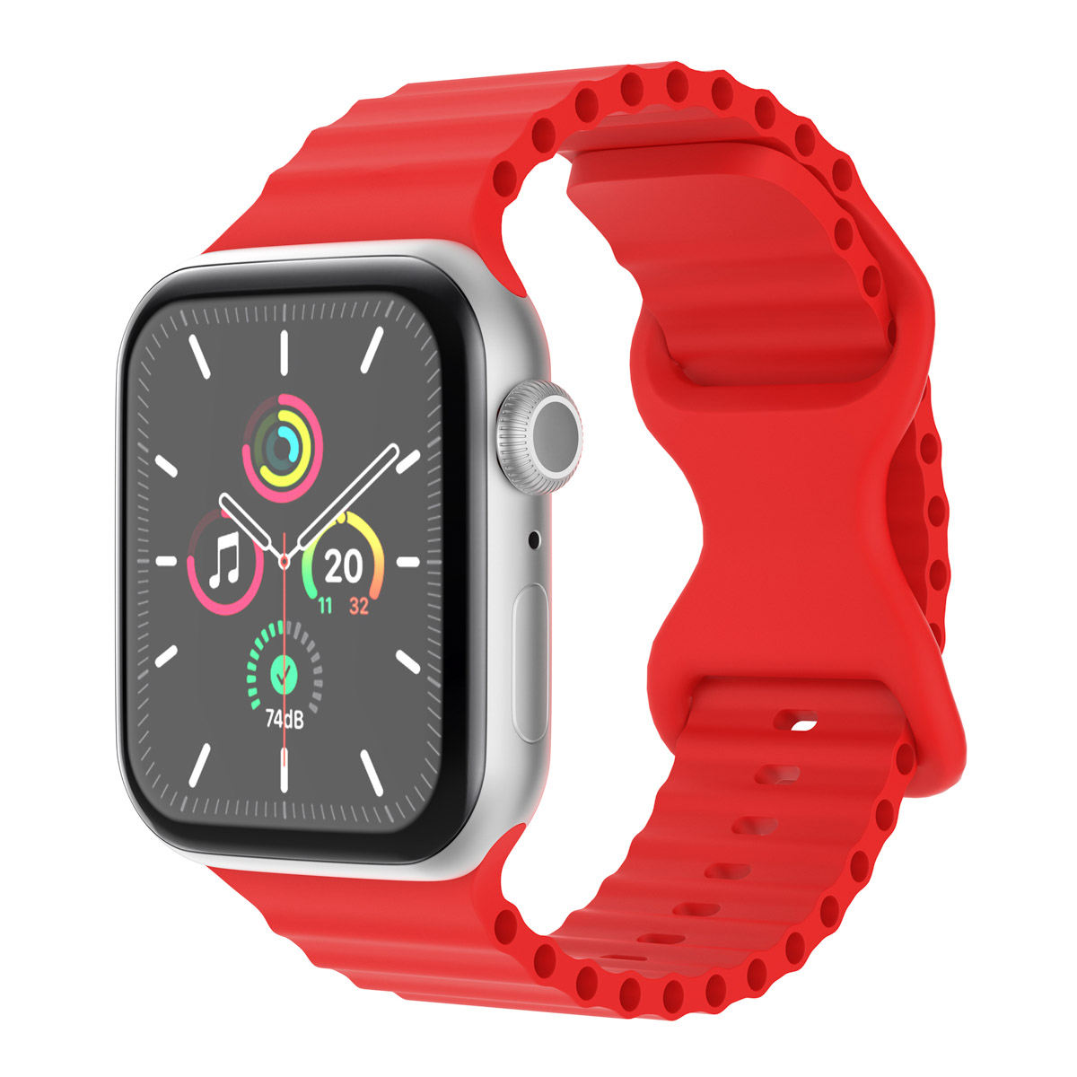 imoshion Athletic Silikonarmband für Apple Watch | 44/45/46/49 mm - Rot