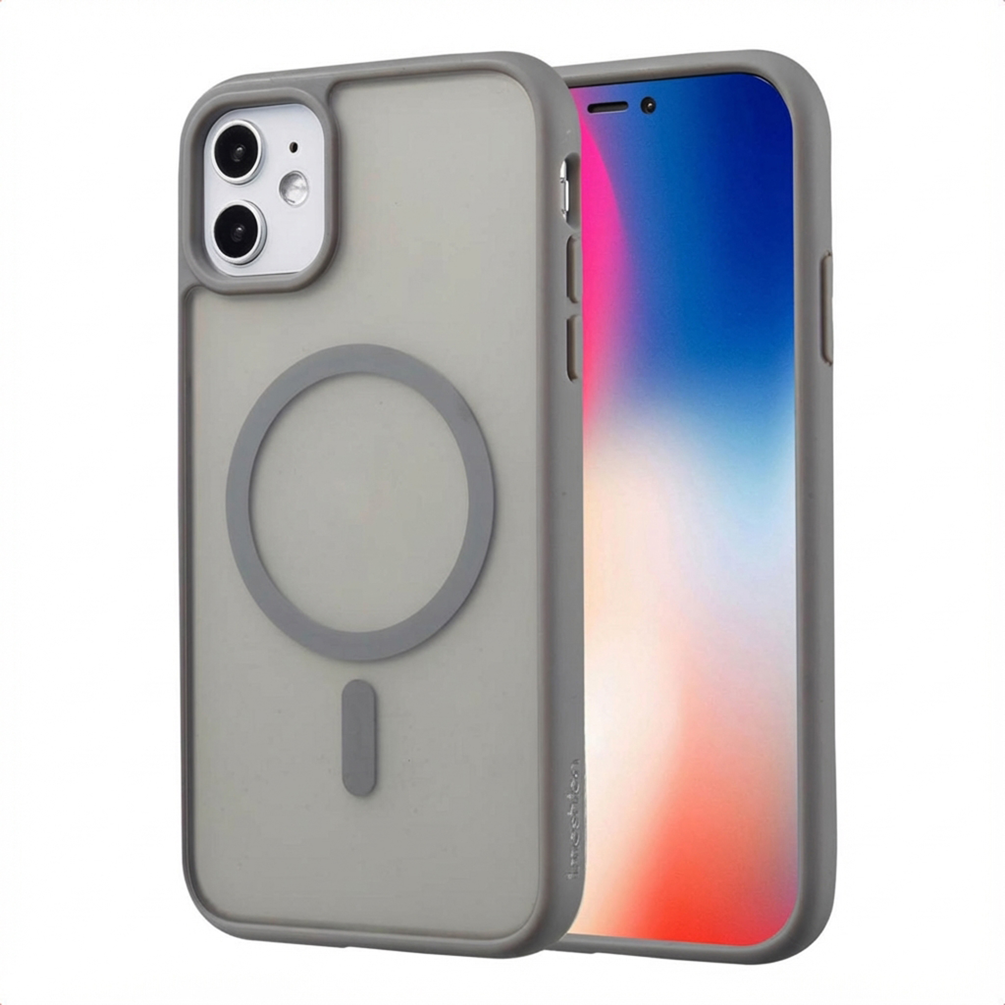imoshion Color Guard Back Cover mit MagSafe für das Apple iPhone 11 - Grau