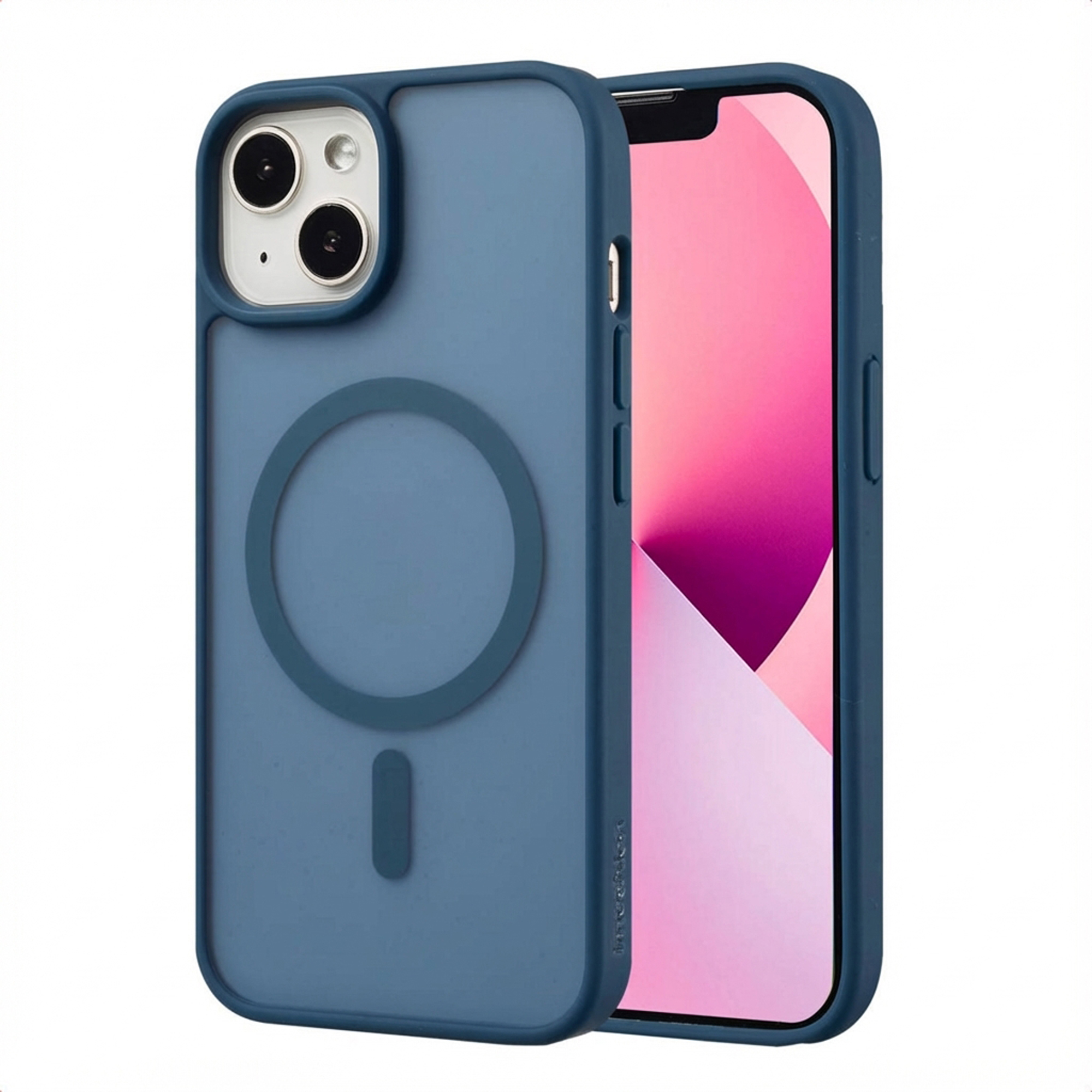 imoshion Color Guard Back Cover mit MagSafe für das Apple iPhone 14 / 13 - Dunkelblau