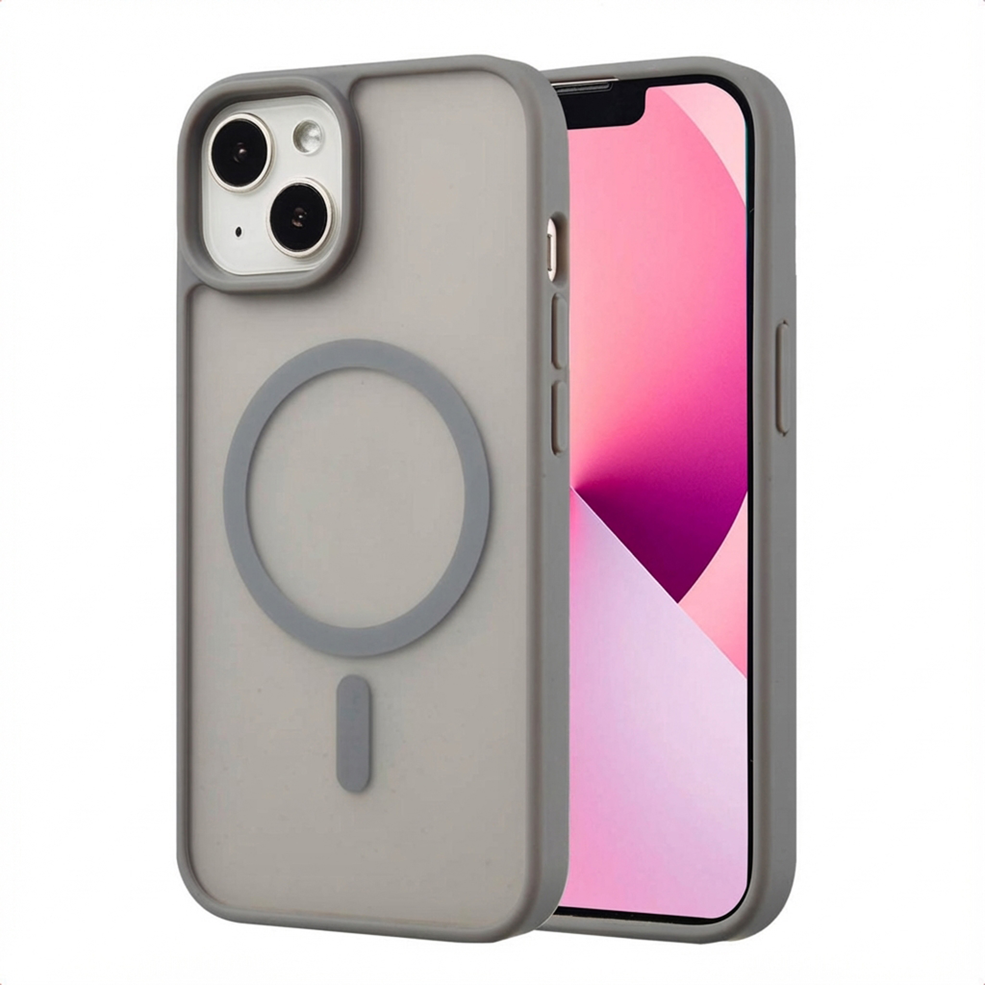imoshion Color Guard Back Cover mit MagSafe für das Apple iPhone 14 / 13 - Grau