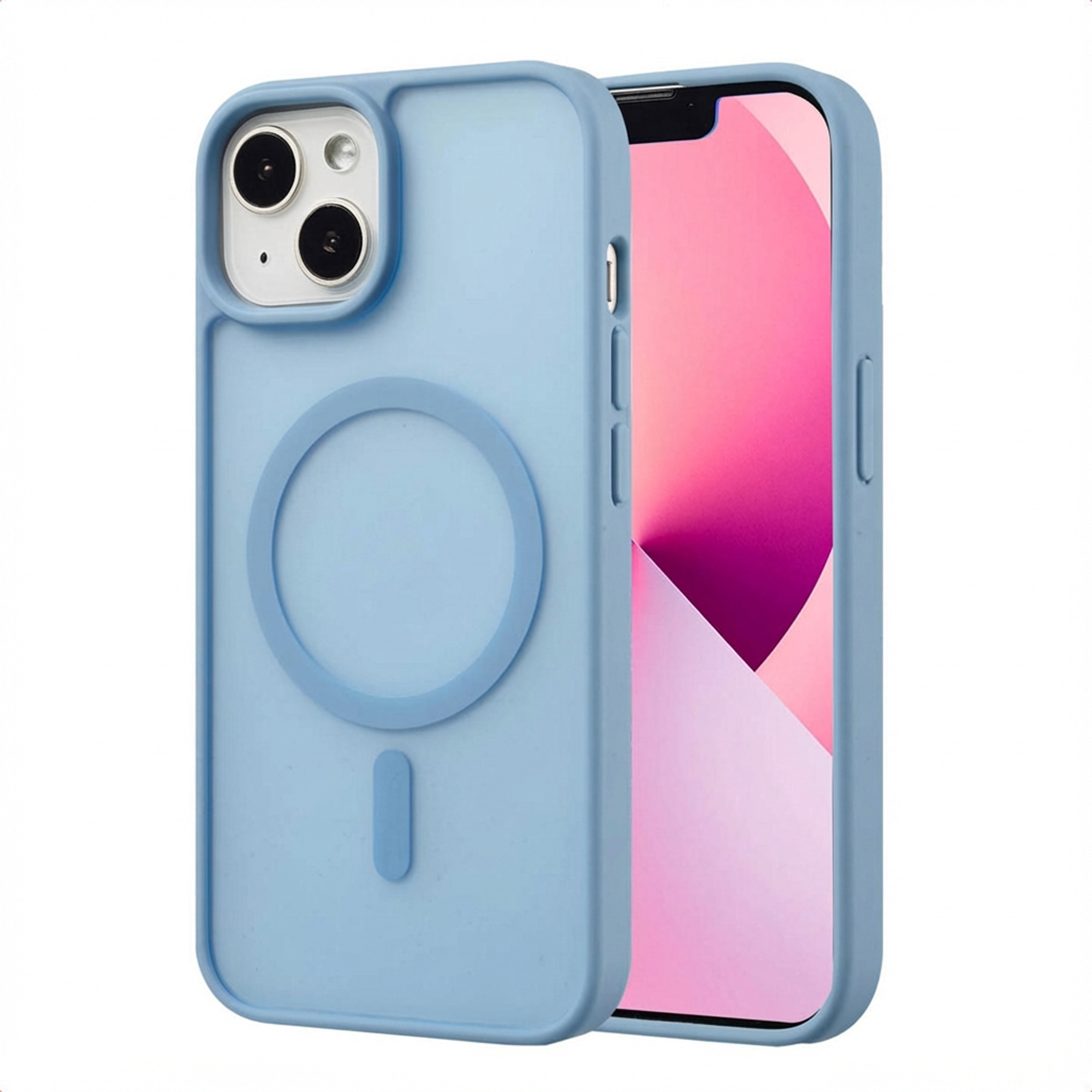 imoshion Color Guard Back Cover mit MagSafe für das Apple iPhone 14 / 13 - Hellblau