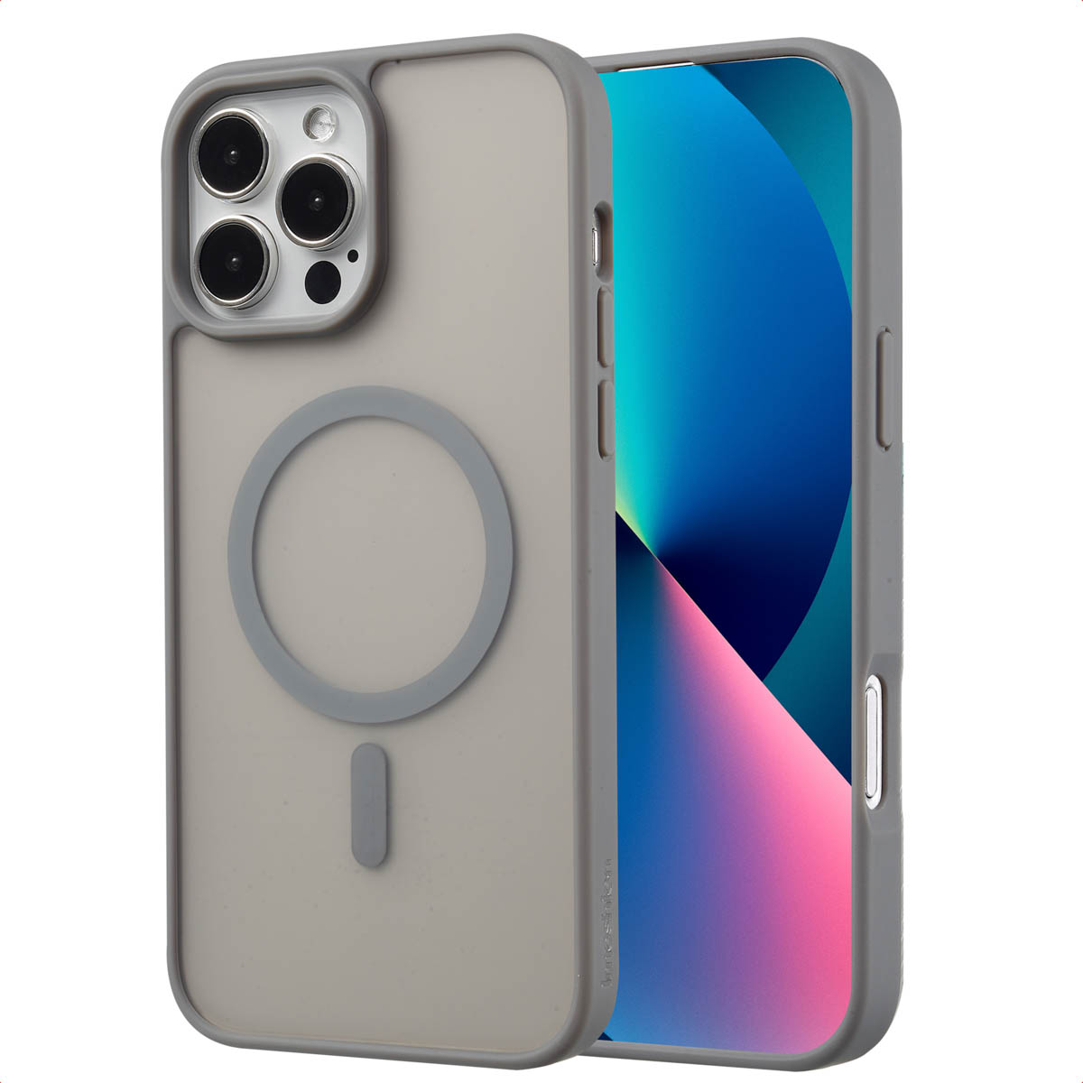 imoshion Color Guard Back Cover mit MagSafe für das Apple iPhone 13 Pro Max - Grau