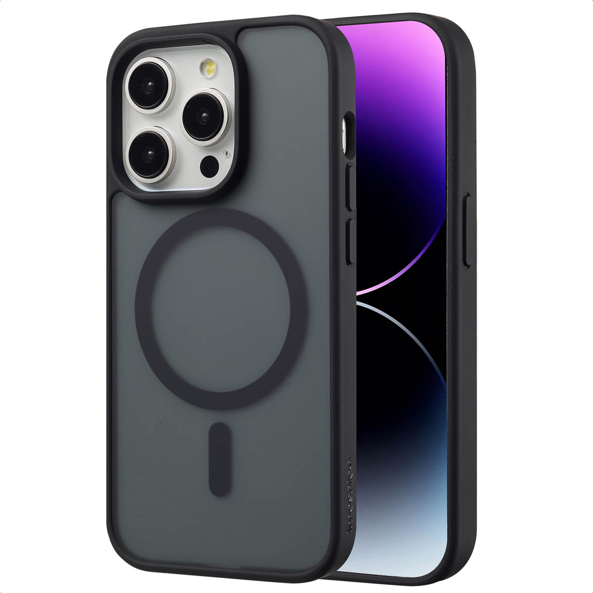 imoshion Color Guard Back Cover mit MagSafe für das Apple iPhone 14 Pro - Schwarz