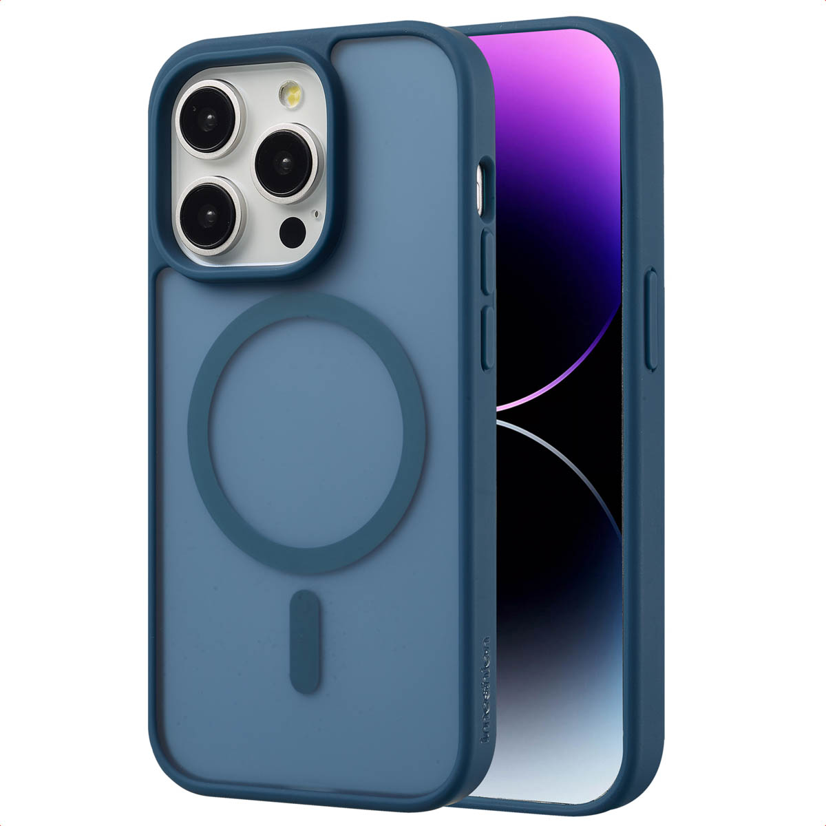 imoshion Color Guard Back Cover mit MagSafe für das Apple iPhone 14 Pro - Dunkelblau