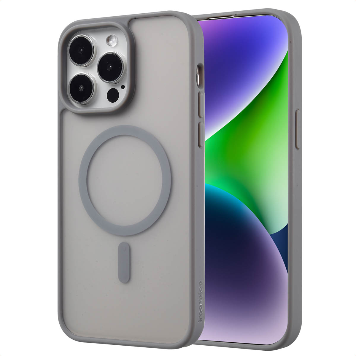 imoshion Color Guard Back Cover mit MagSafe für das Apple iPhone 14 Pro Max - Grau
