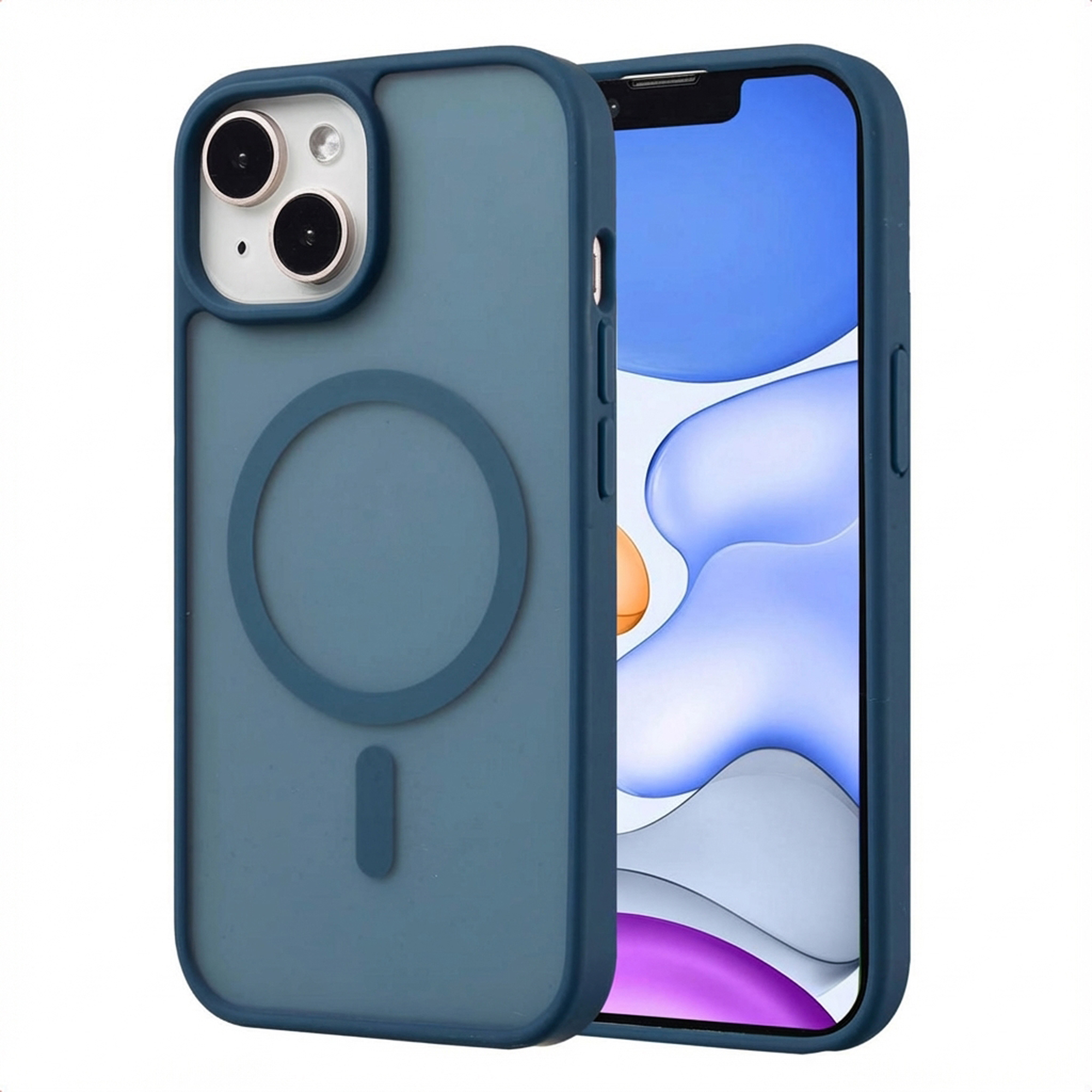 imoshion Color Guard Back Cover mit MagSafe für das Apple iPhone 15 - Dunkelblau