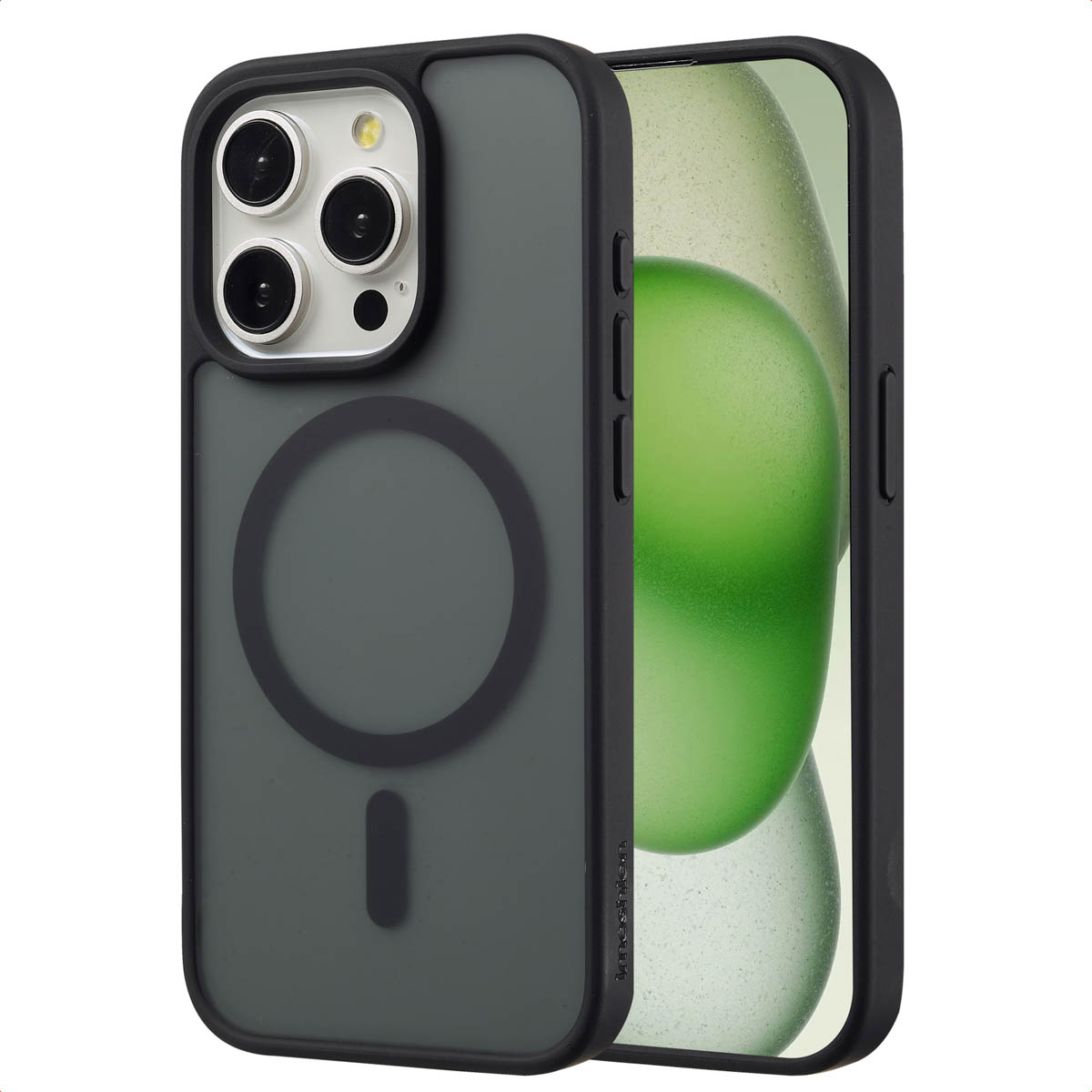 imoshion Color Guard Back Cover mit MagSafe für das Apple iPhone 15 Pro - Schwarz