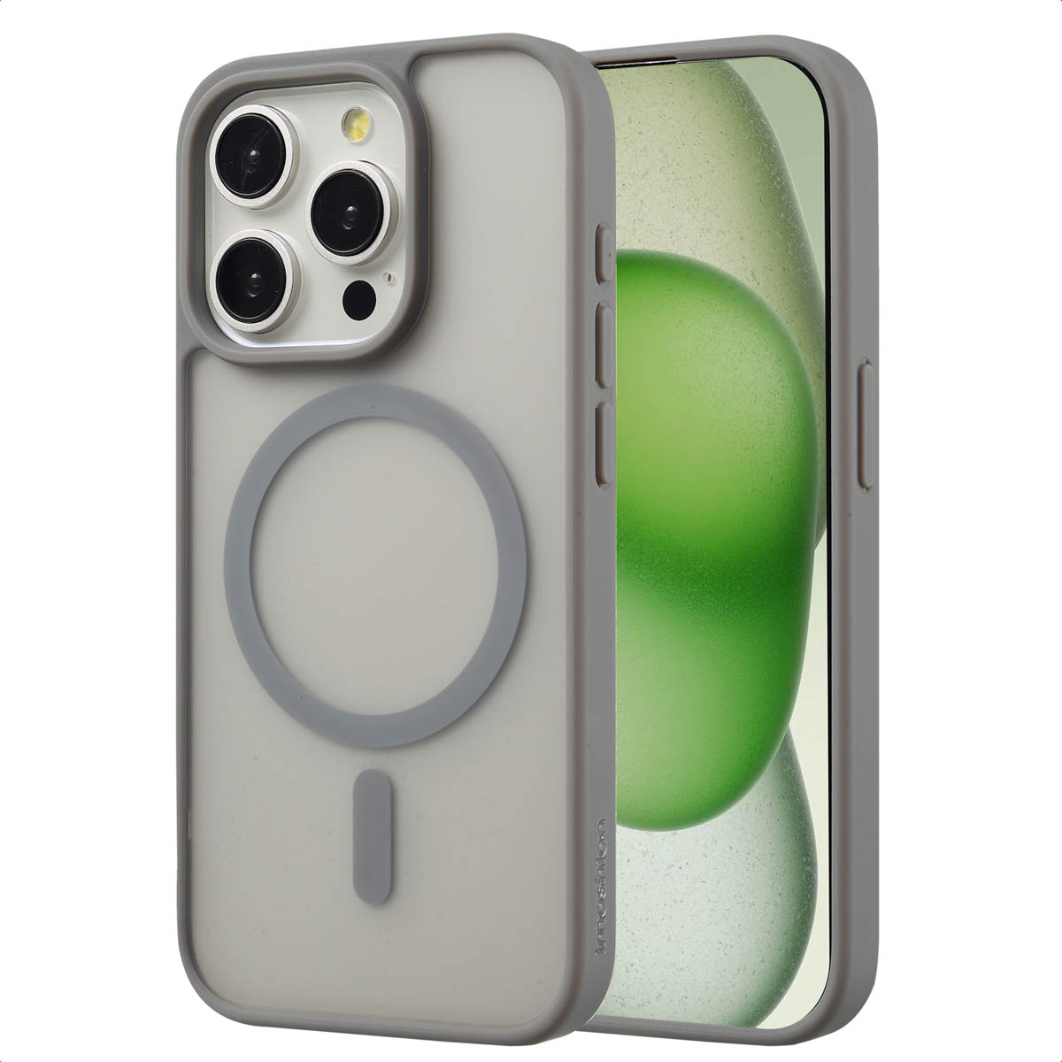 imoshion Color Guard Back Cover mit MagSafe für das Apple iPhone 15 Pro - Grau
