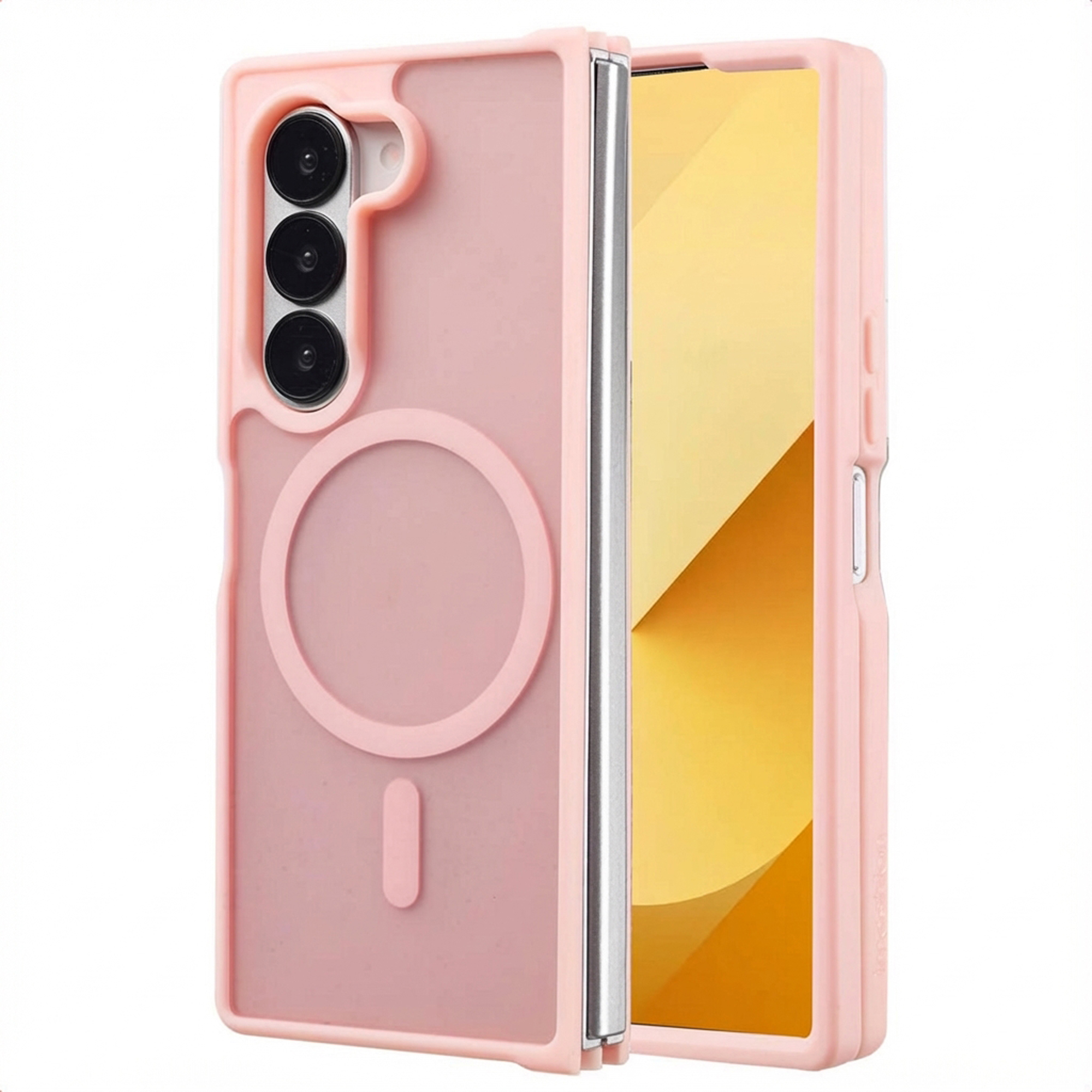 imoshion Color Guard Back Cover mit MagSafe für das Samsung Galaxy Z Fold 6 - Hellrosa