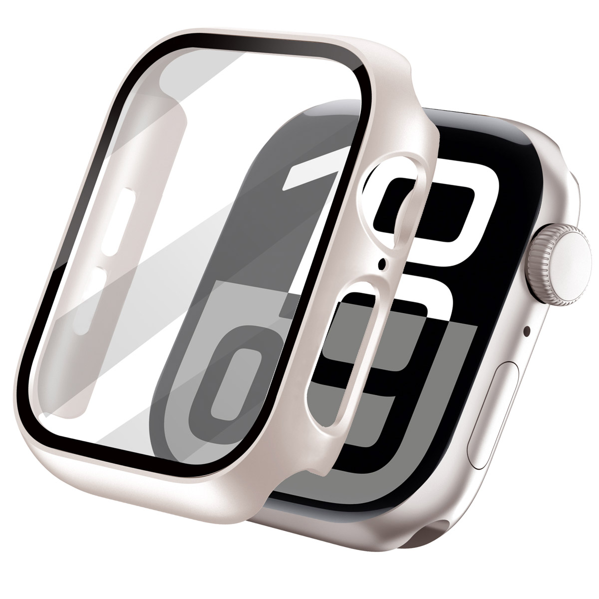 imoshion Full Cover Hard Case für das Apple Watch 10 / 11 - 42 mm - Starlight