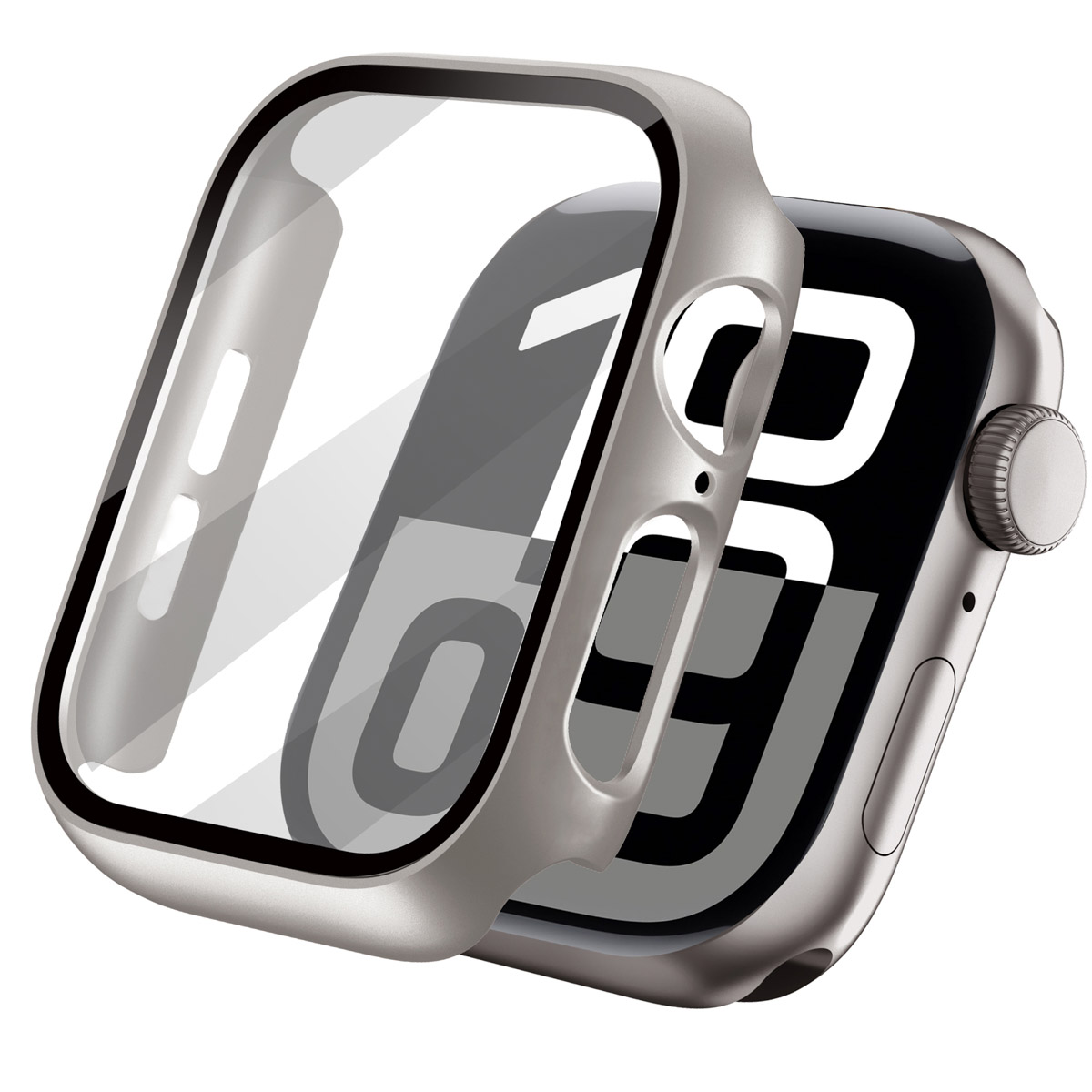 imoshion Full Cover Hard Case für das Apple Watch 10 / 11 - 46 mm - Titanium