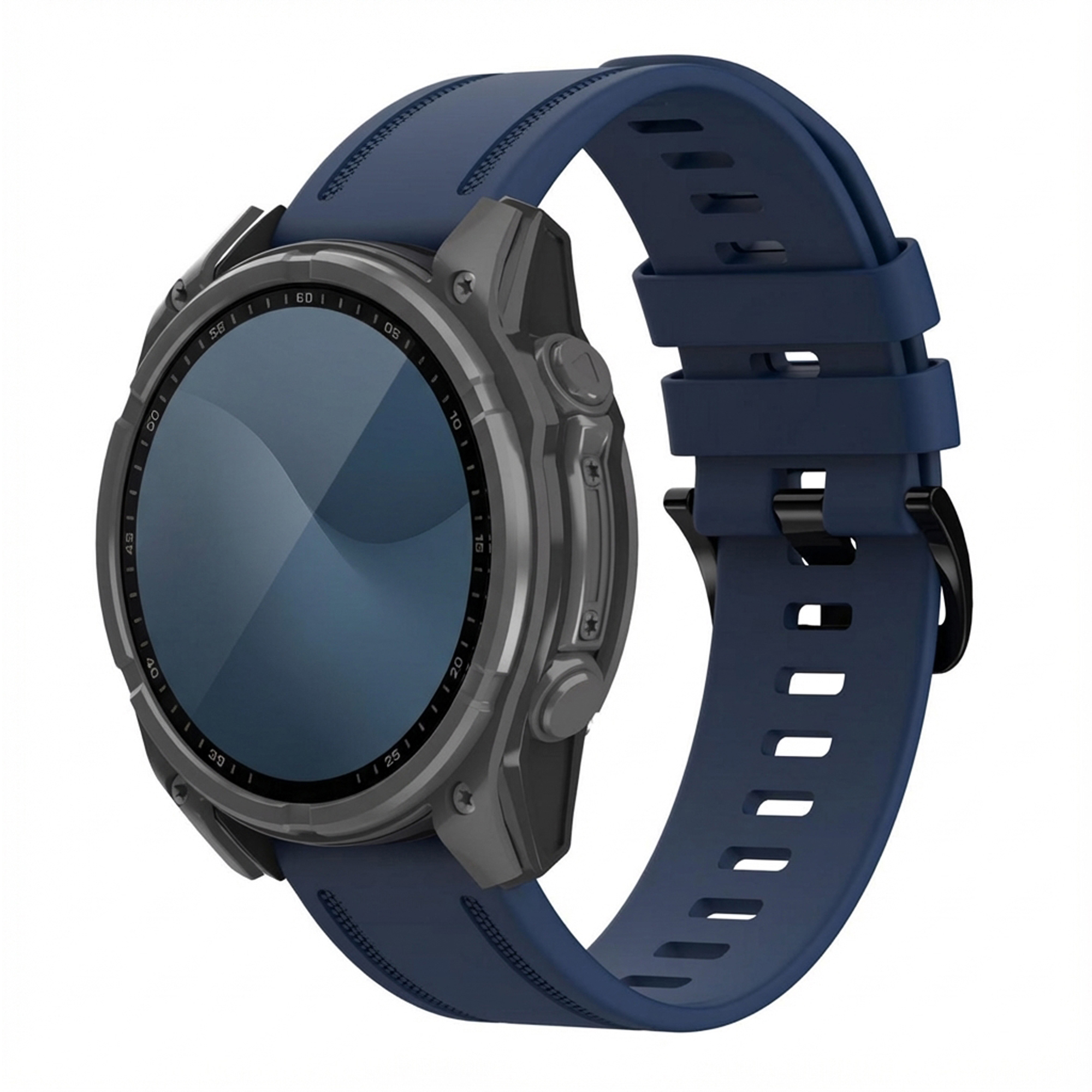 imoshion QuickFit® Line Silikonarmband - Garmin 20 mm Anschluss - Dunkelblau
