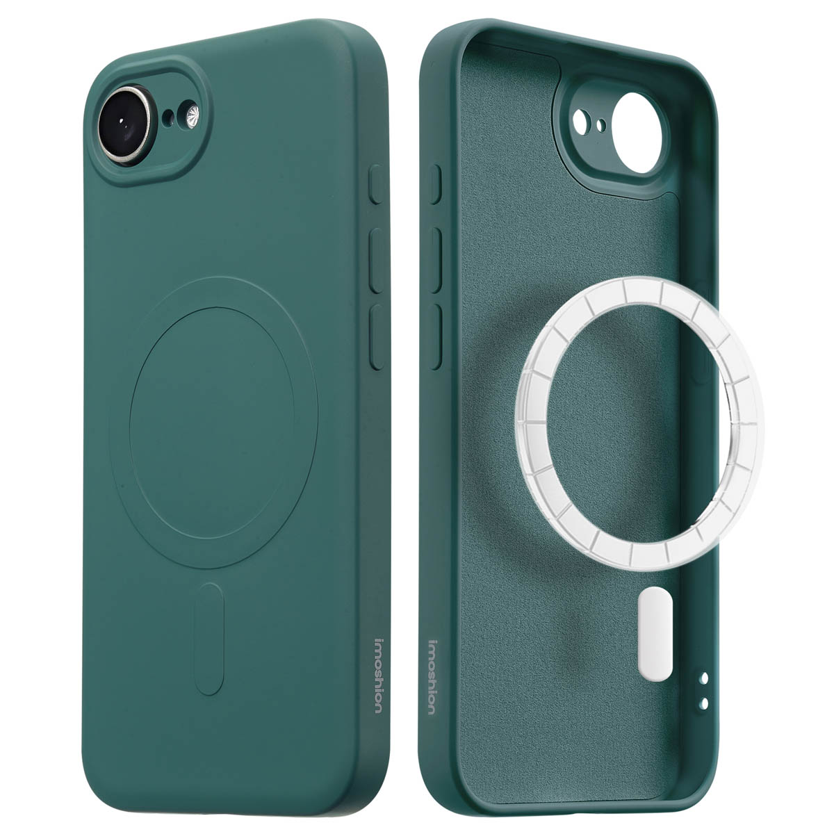 imoshion Color Back Cover mit MagSafe für das Apple iPhone 17e / 16e - Dunkelgrün