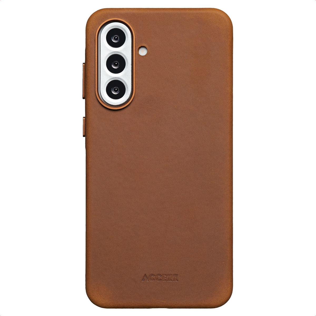 Accezz Vintage Leather Magsafe Backcover für das Samsung Galaxy A56 - Tabacco Cognac