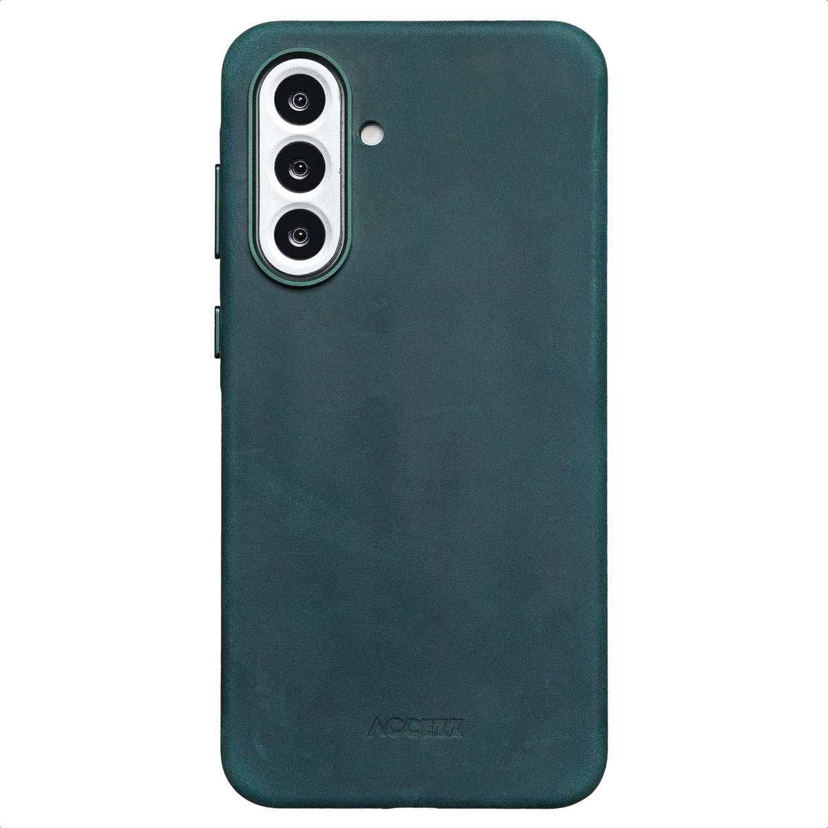 Accezz Vintage Leather Magsafe Backcover für das Samsung Galaxy A56 - Smokey Green