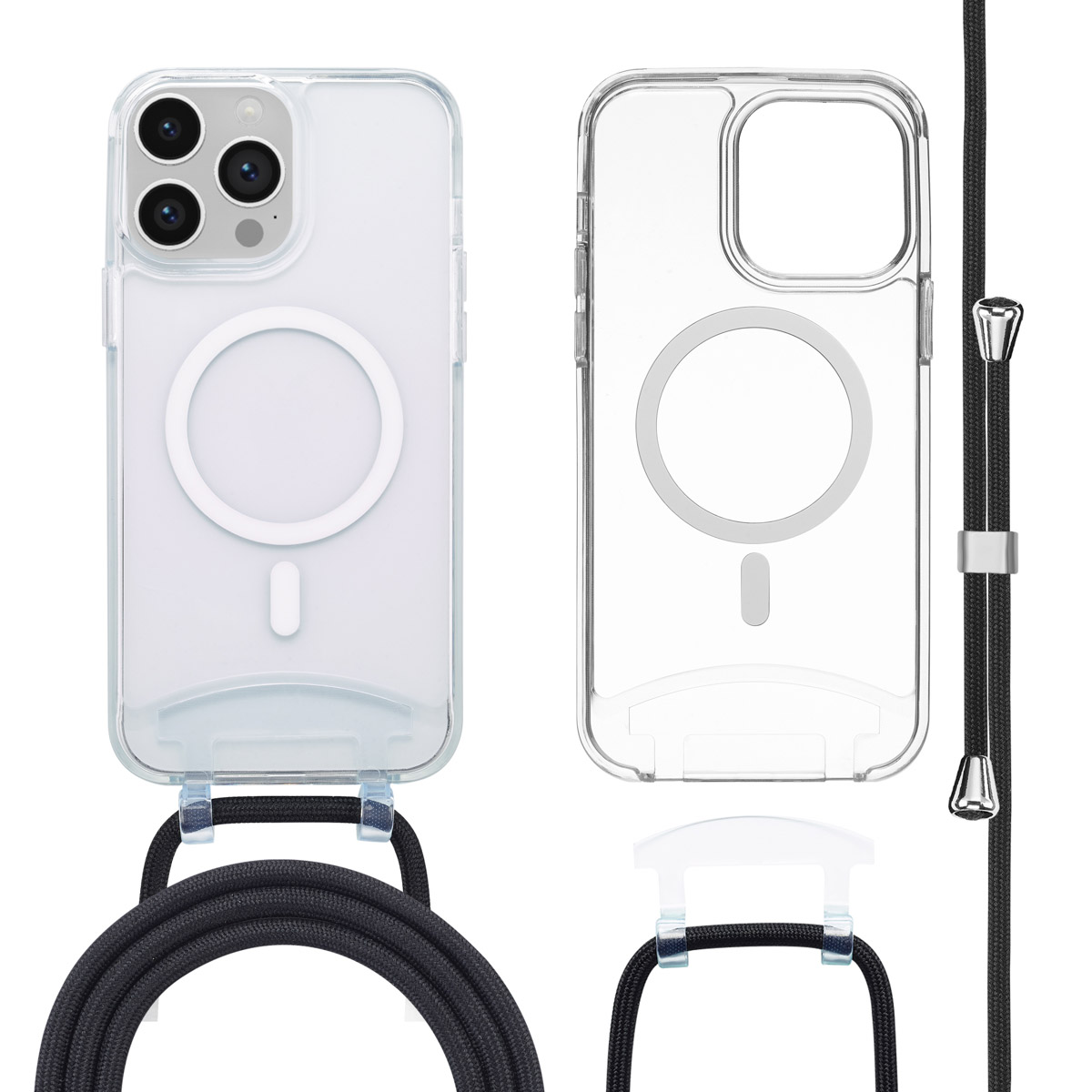 imoshion MagSafe Hülle mit abnehmbarem Band für das Apple iPhone 14 Pro Max - Transparent