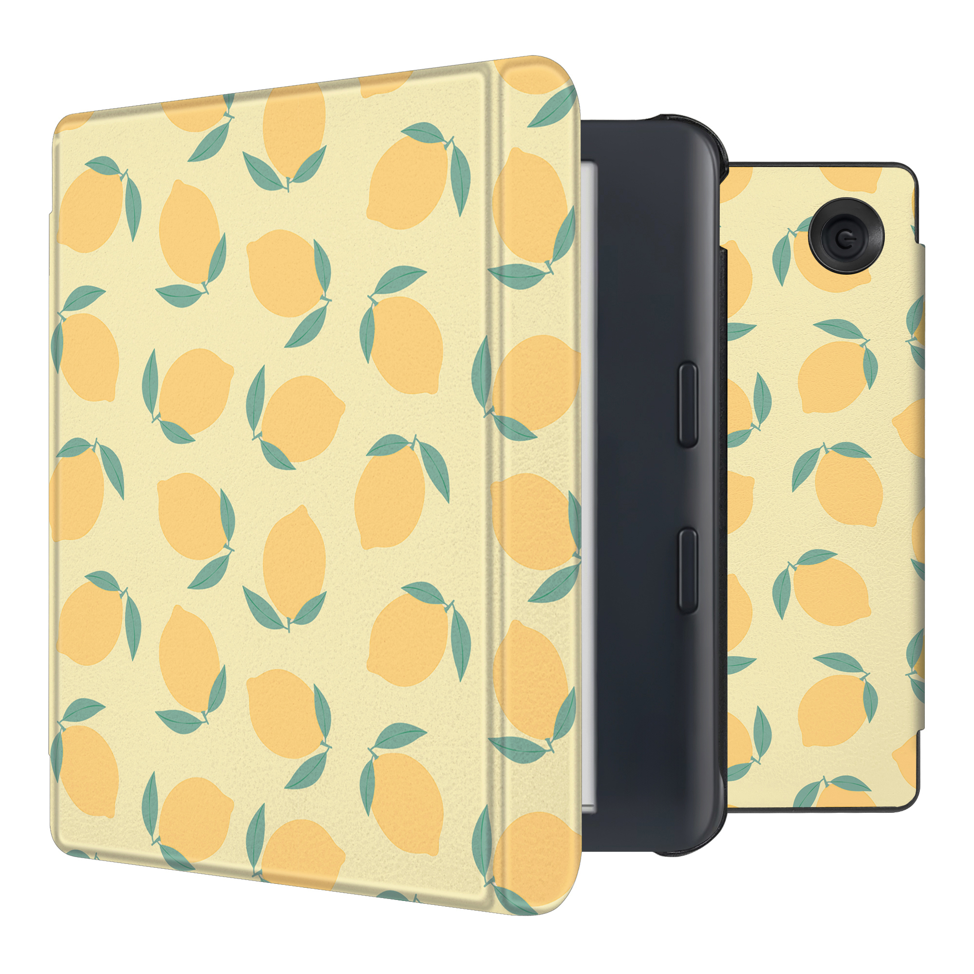 imoshion Design Slim Hard Case Sleepcover mit Stand für das Kobo Libra Colour - Citrus Dream