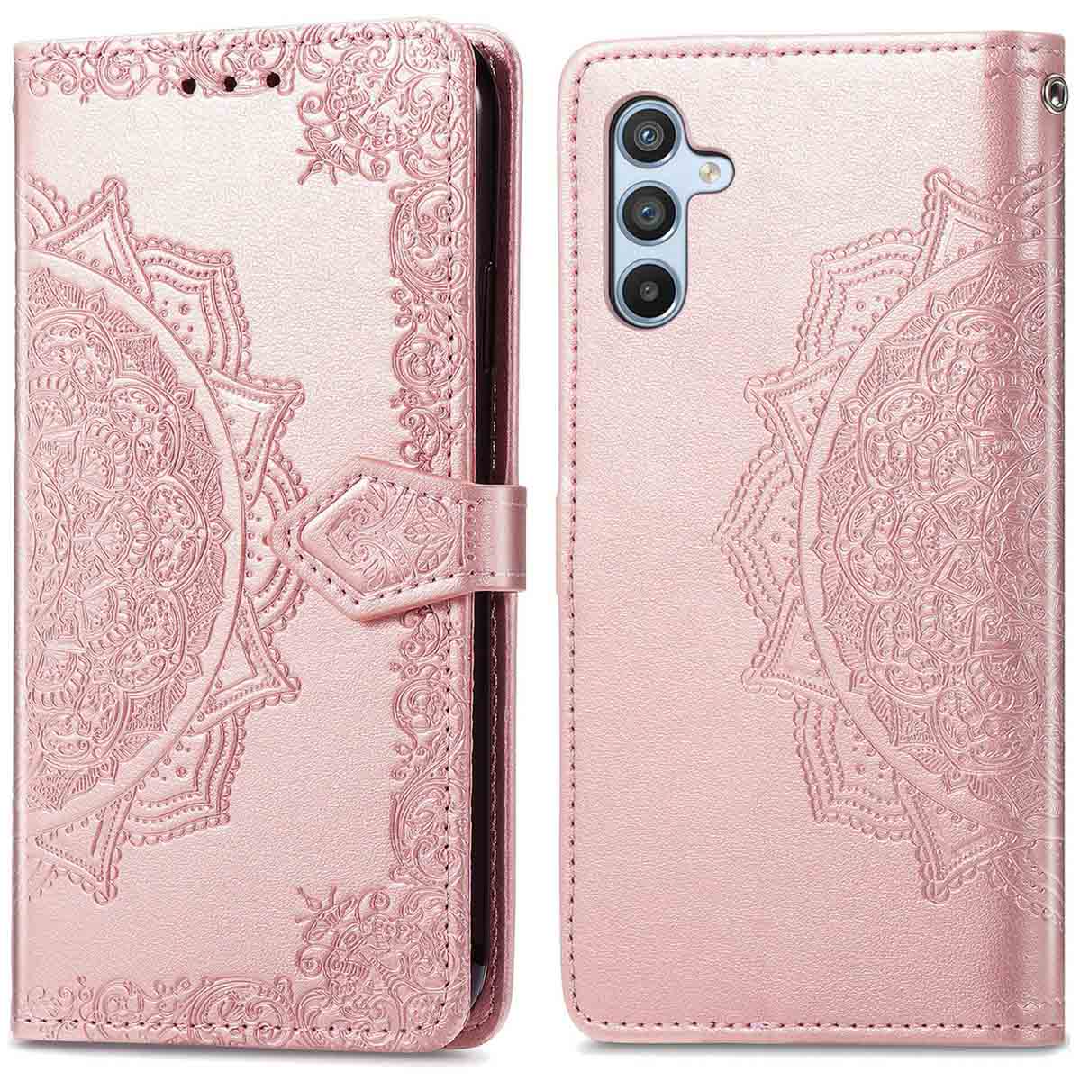 imoshion Mandala Klapphülle für das Samsung Galaxy A26 - Rosé gold