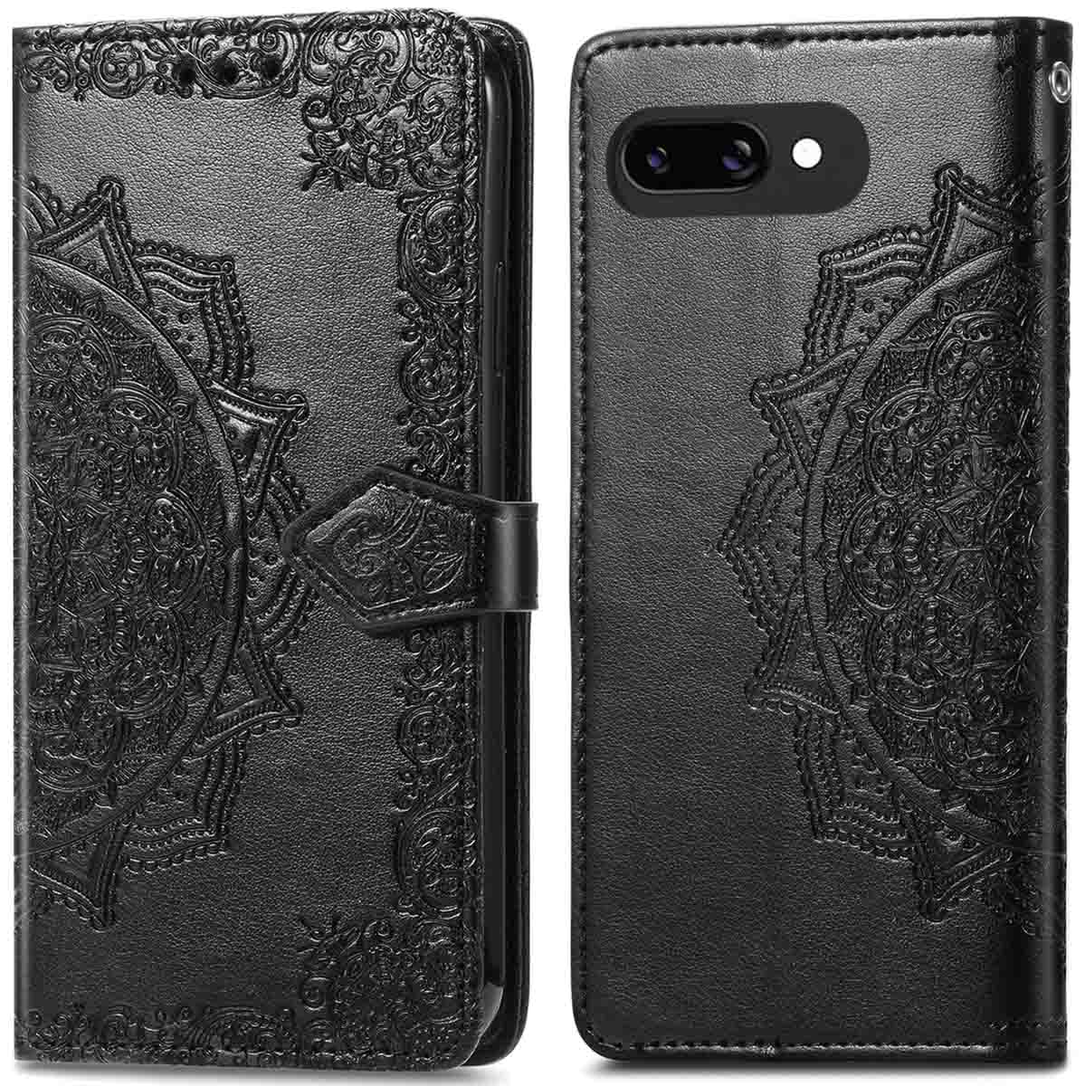 imoshion Mandala Klapphülle für das Google Pixel 9A - Schwarz