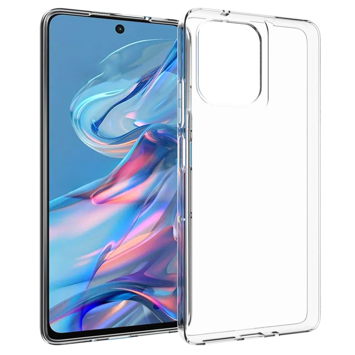 Accezz Clear TPU Backcover für das Motorola Moto G75 5G - Transparent