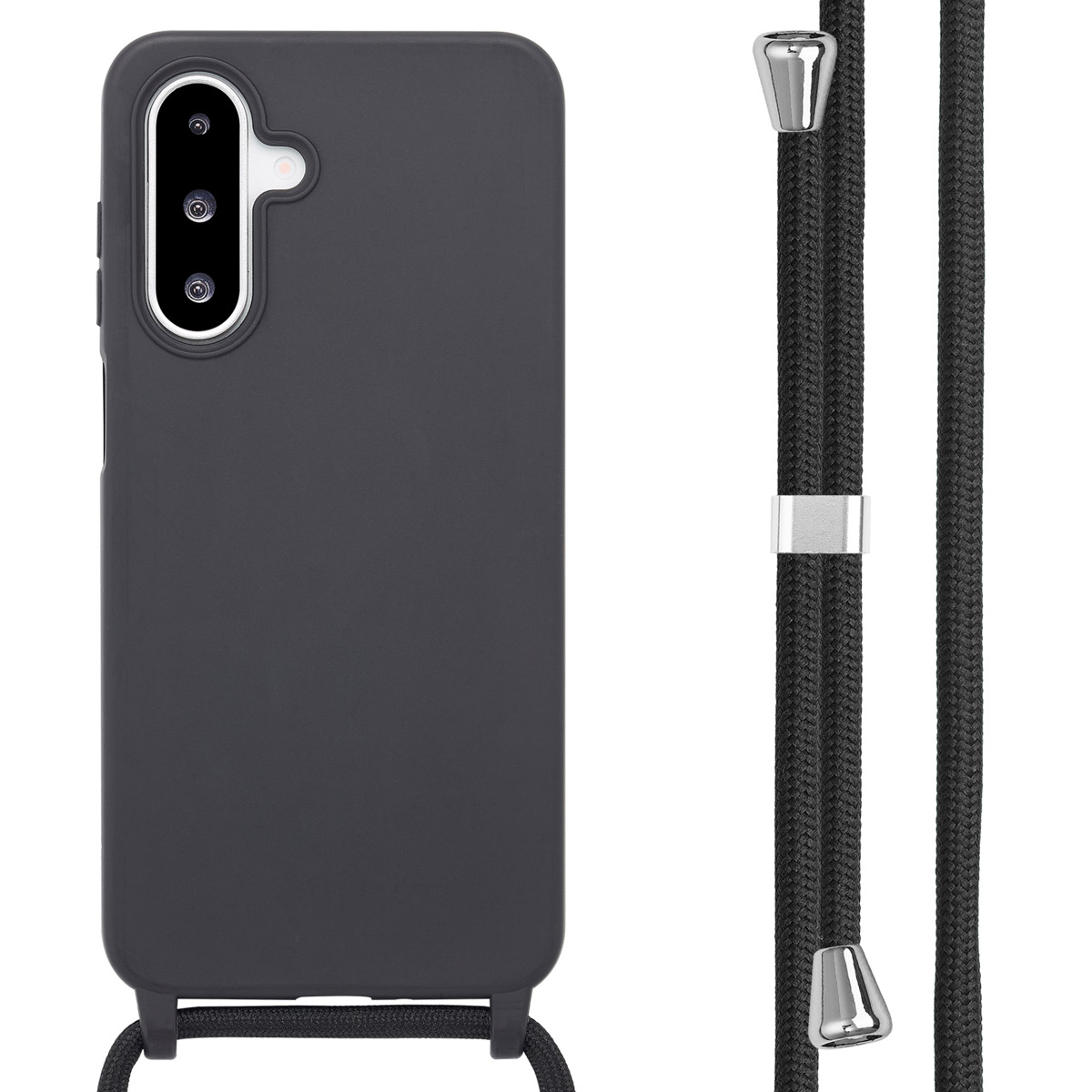 imoshion SilikonHülle mit Band für das Samsung Galaxy A26 - Schwarz