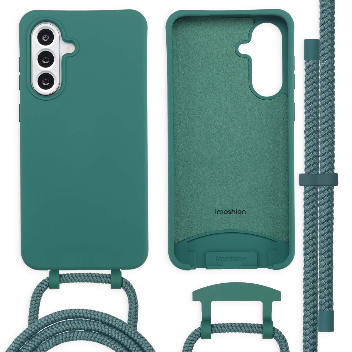 imoshion Color Backcover mit abtrennbarem Band für das Samsung Galaxy A36 / A56 - Dunkelgrün