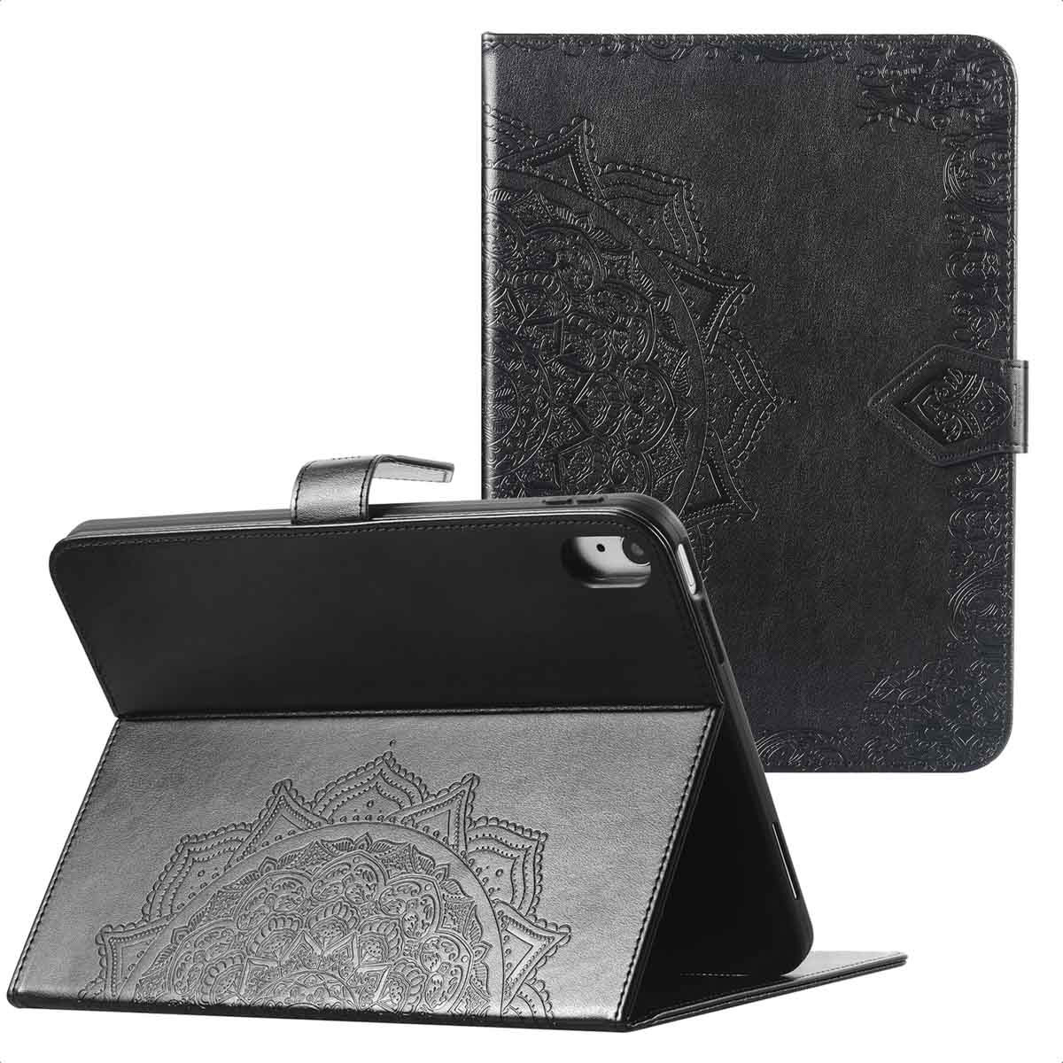 imoshion Mandala Klapphülle für das Apple iPad 11 (2025) 11 Zoll A16 / iPad 10 (2022) 10.9 Zoll - Schwarz